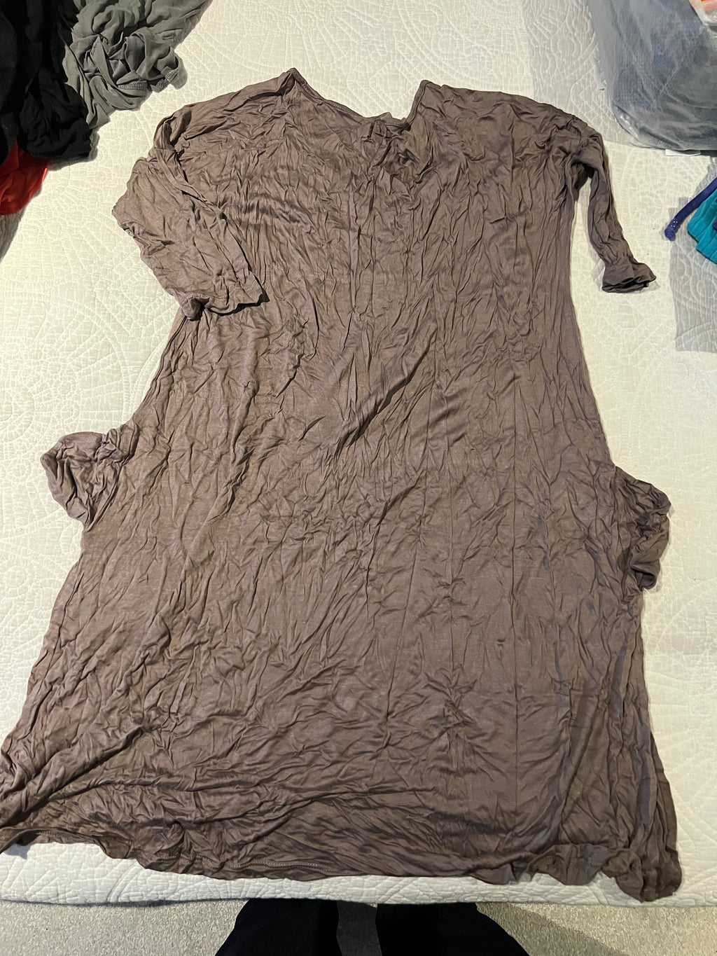 Brown top dress