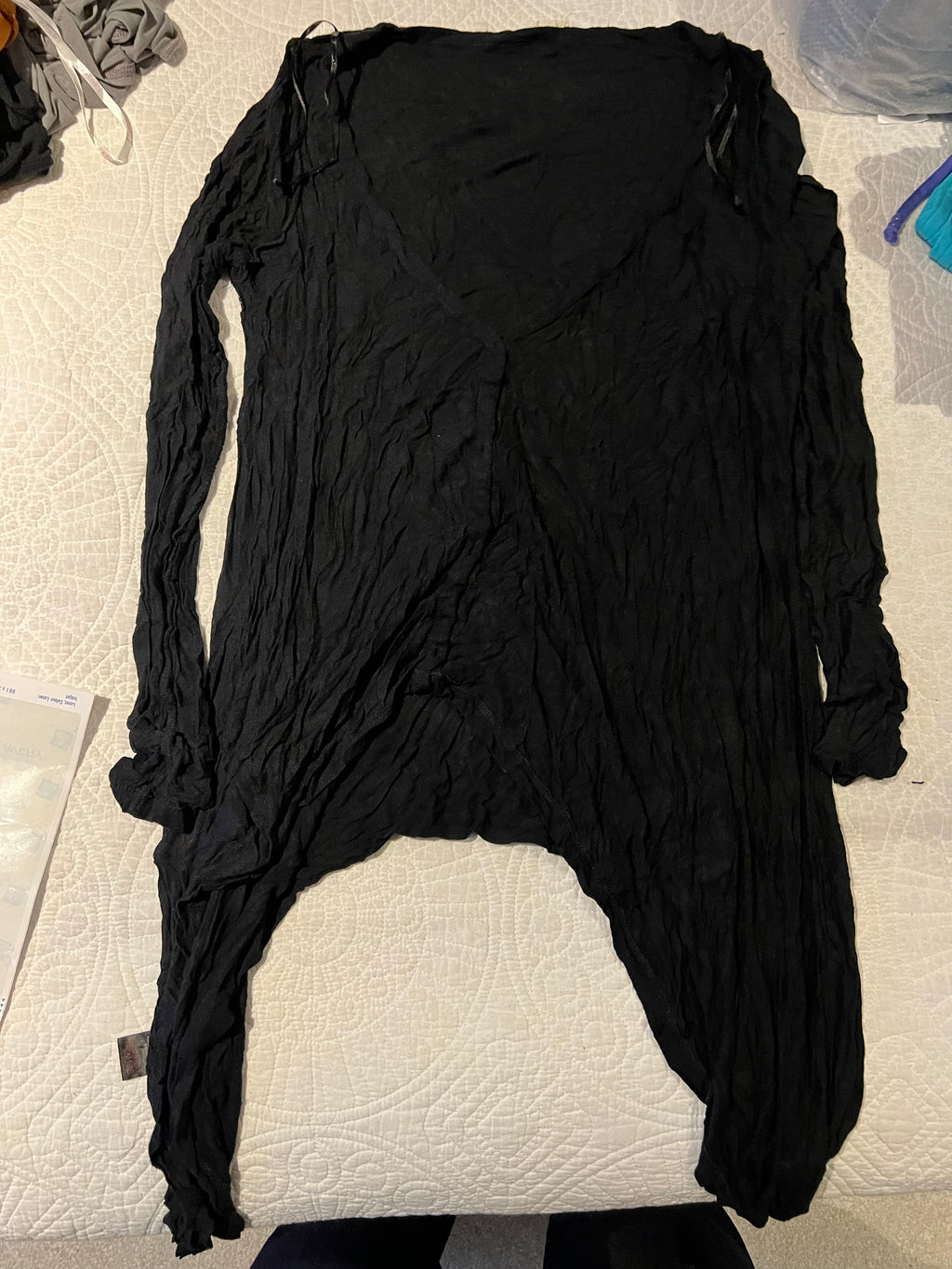 Black asymetrical top