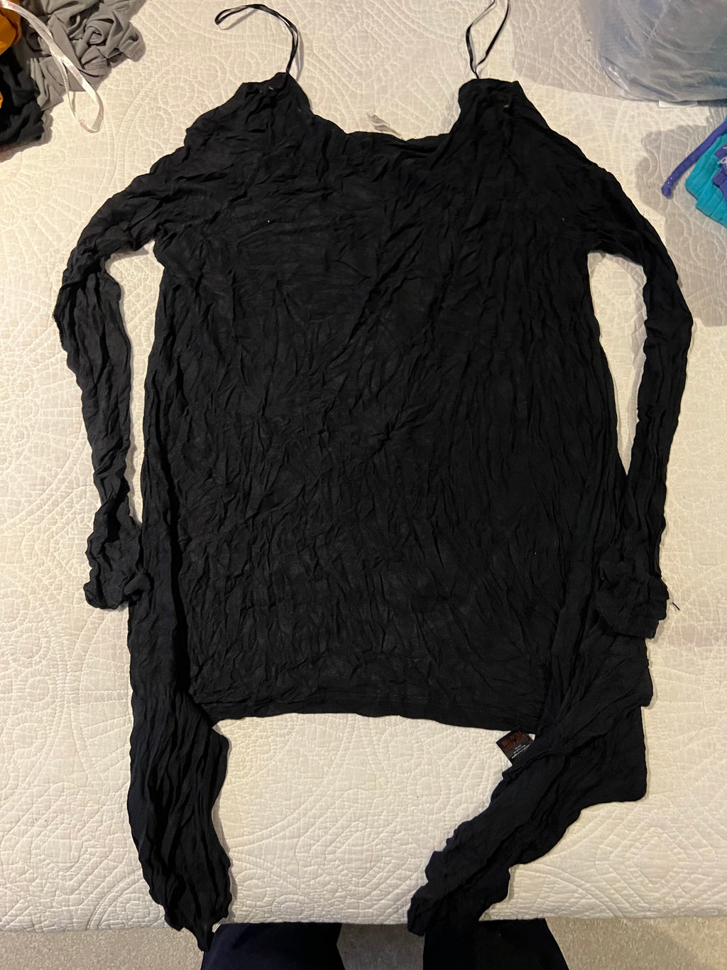 Black asymetrical top
