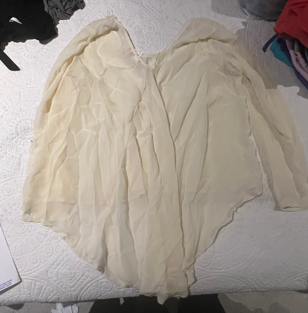 Nude long sleeve top