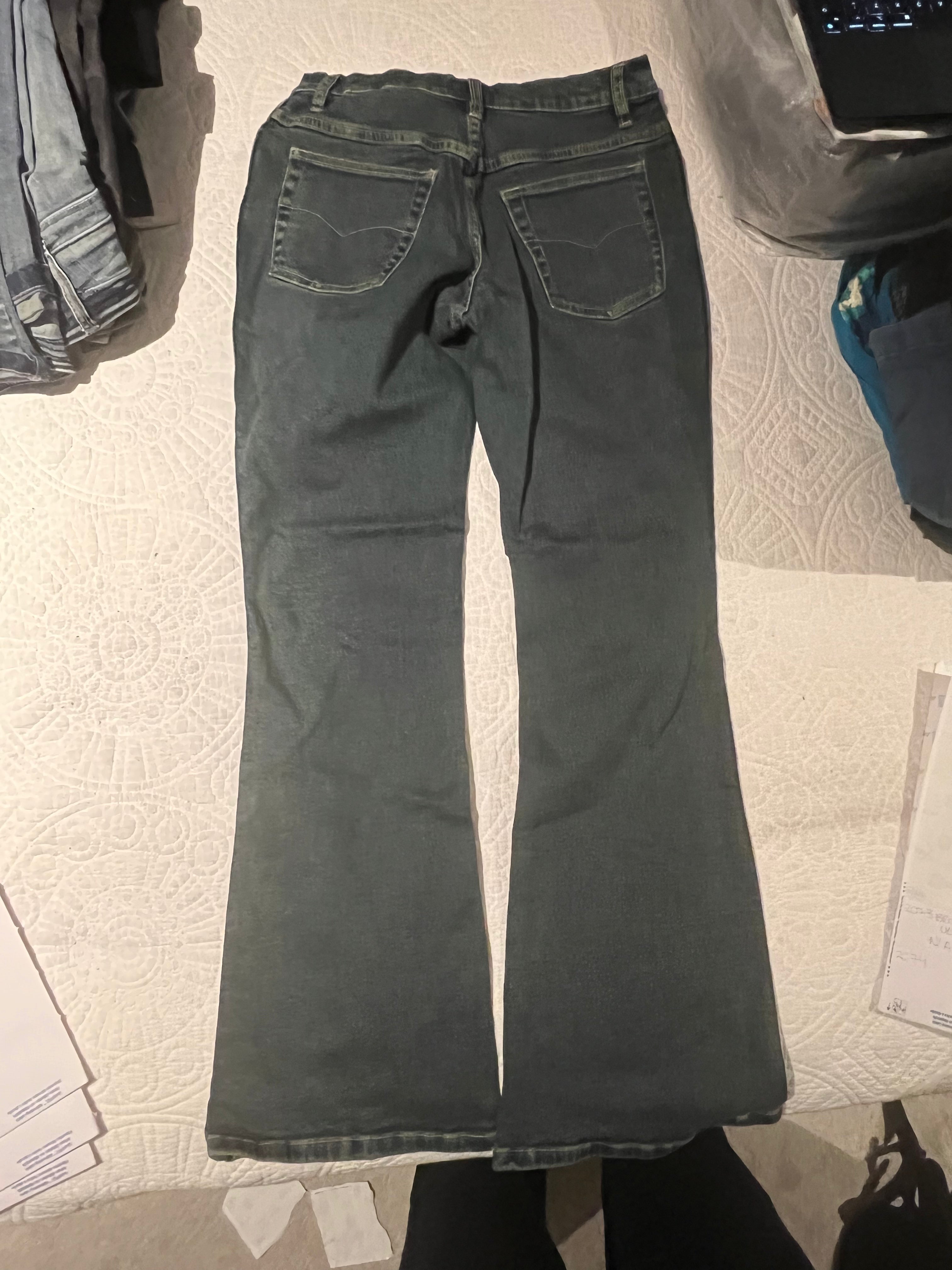 Dark blue jeans