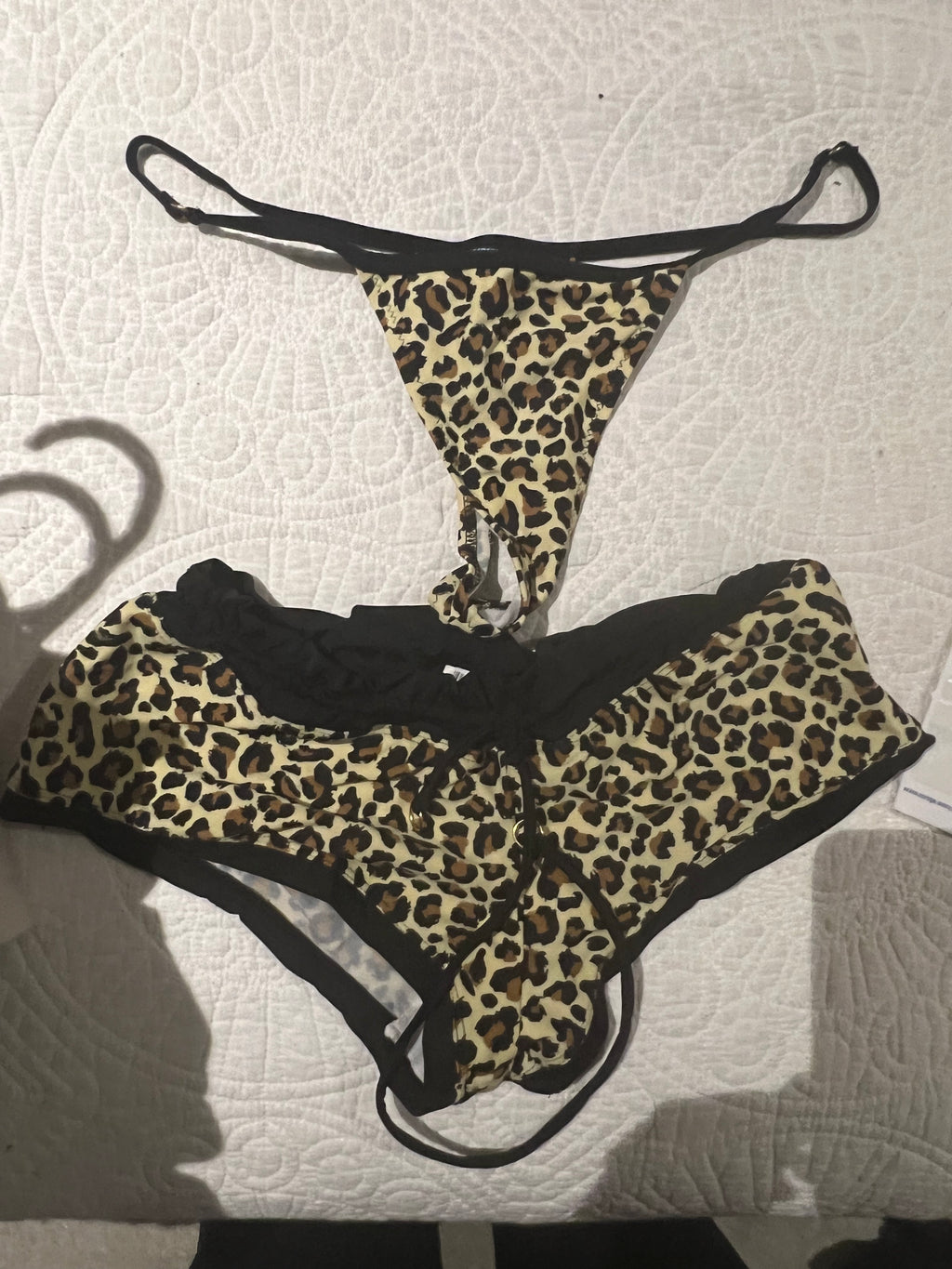 Leopard print underwear