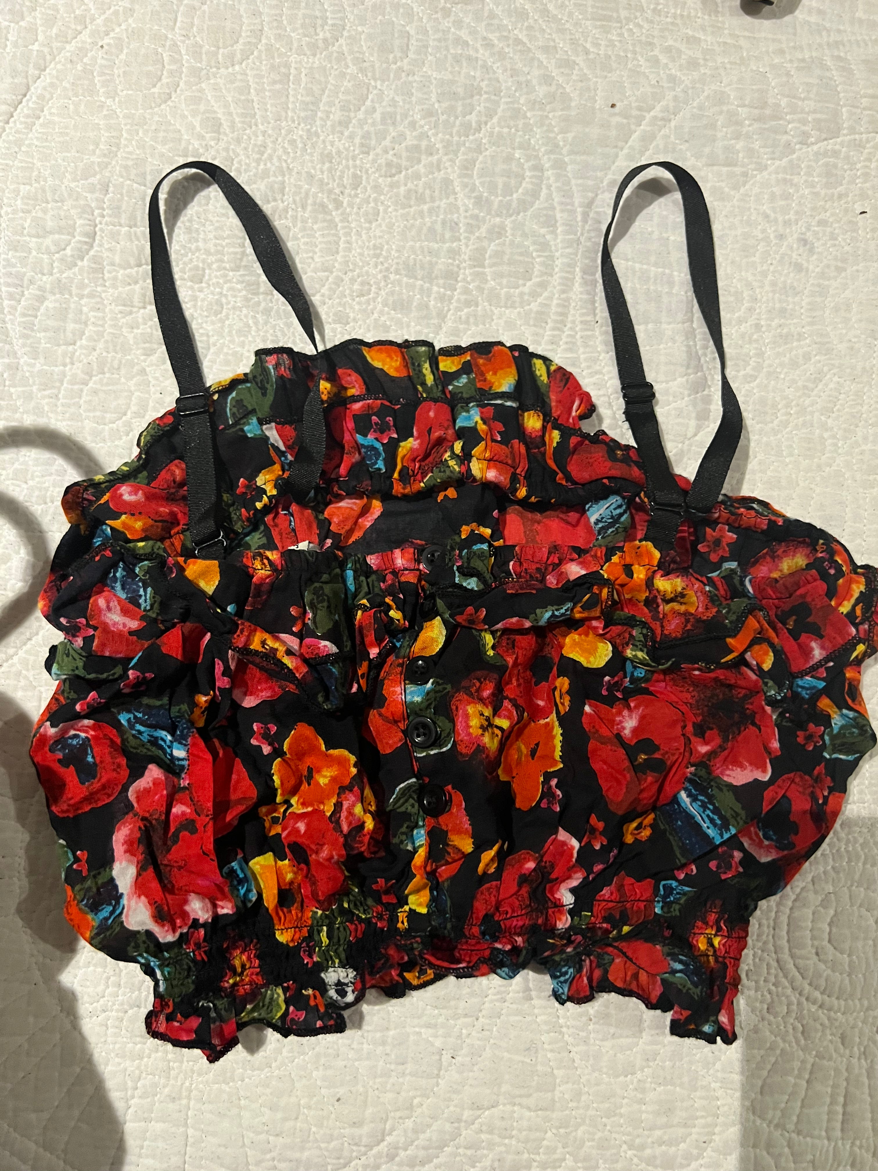 Flower print top