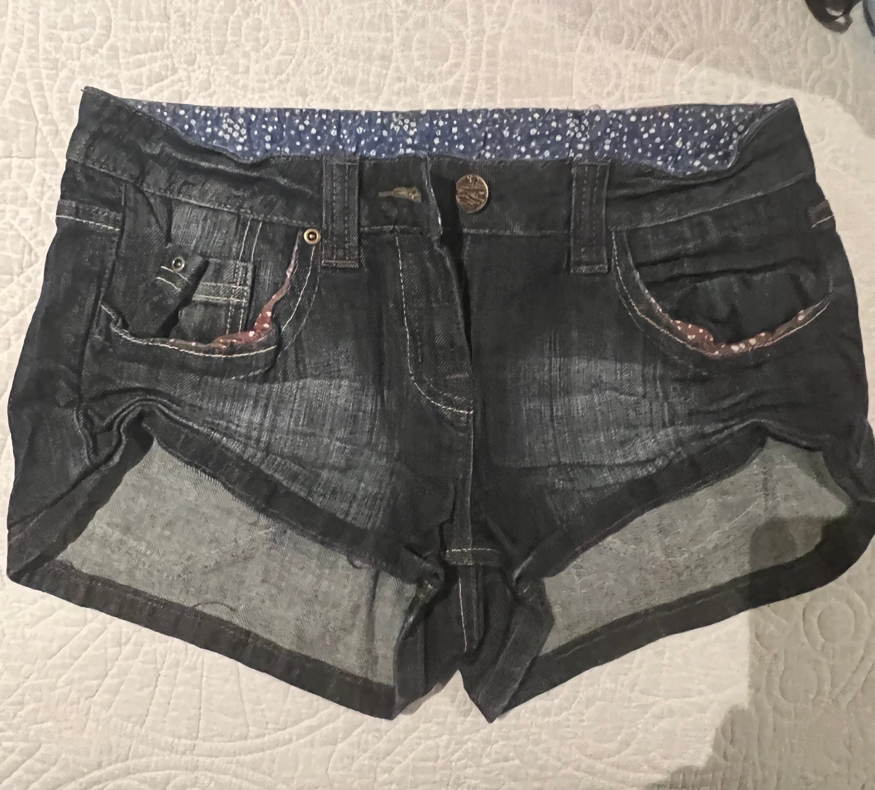 Denim shorts