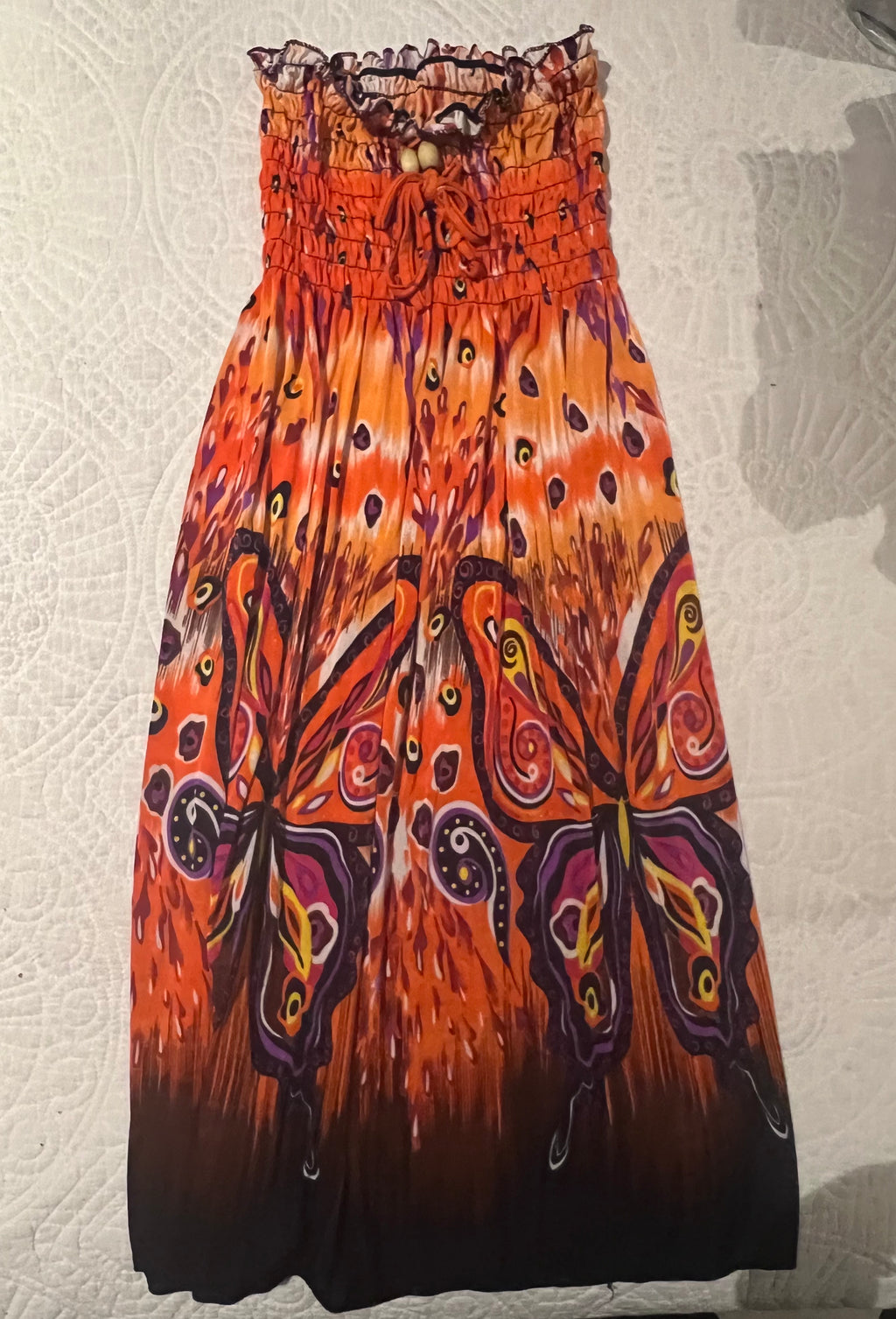 Graphic midi dress