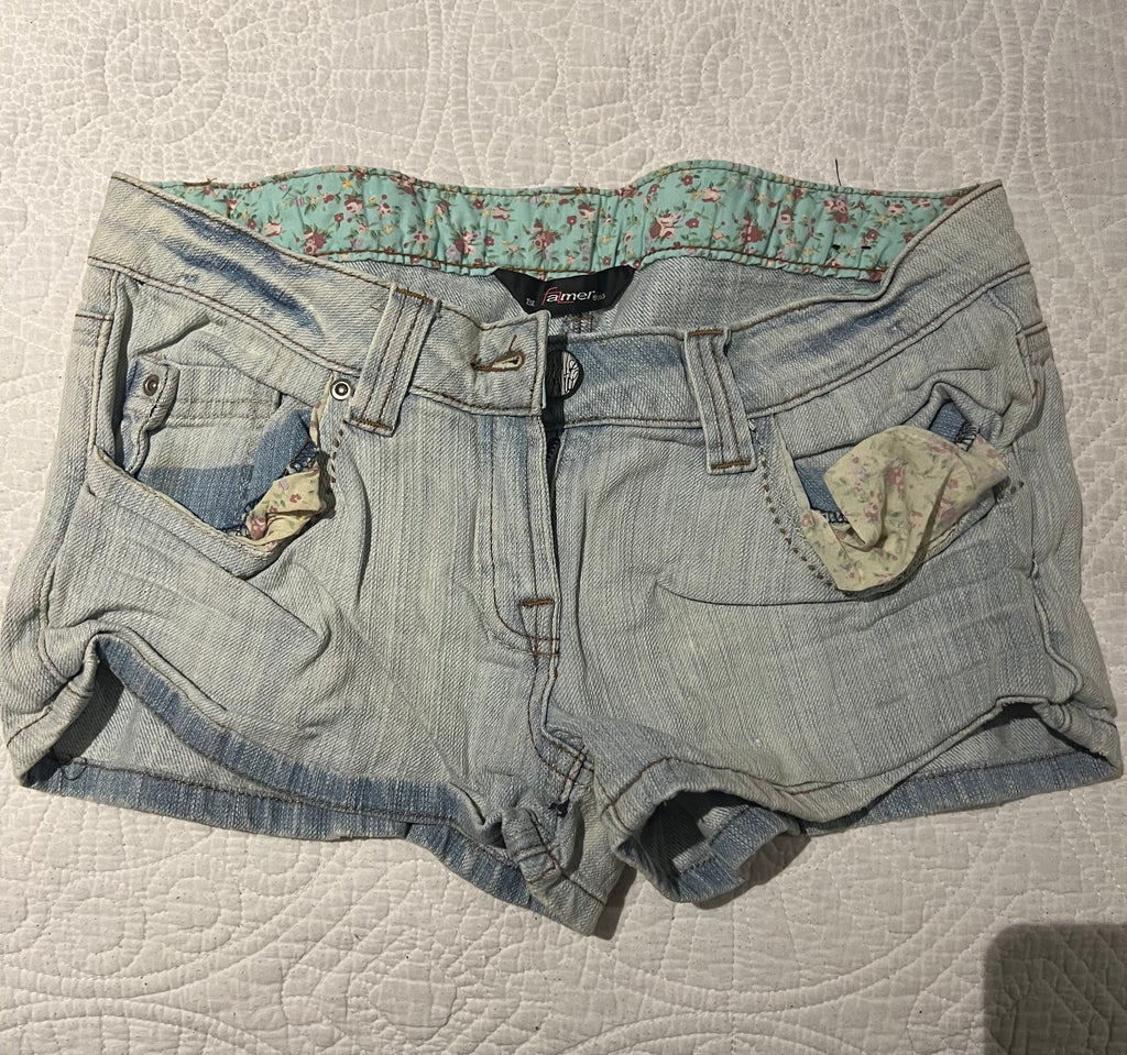 Denim shorts