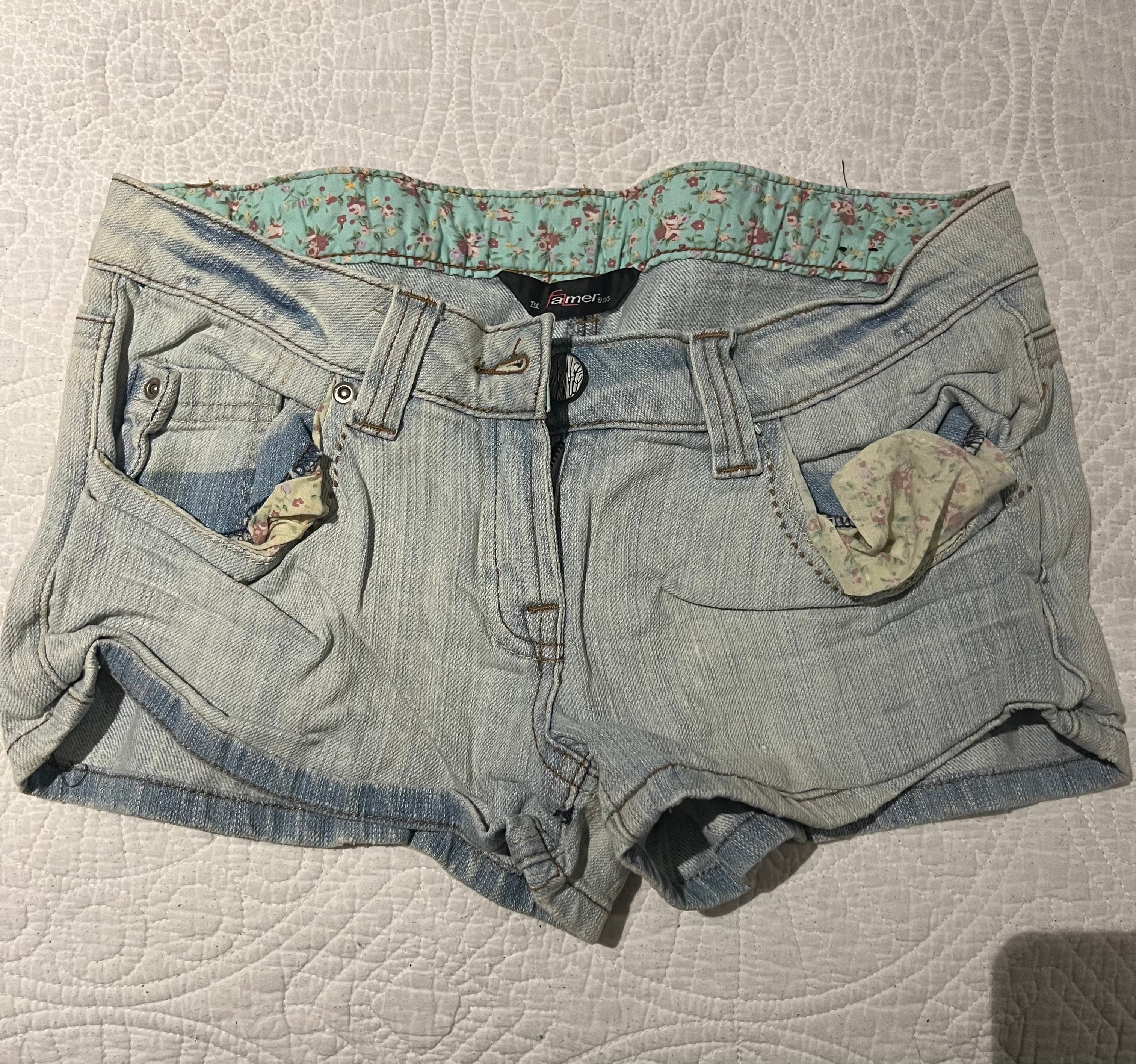 Denim shorts