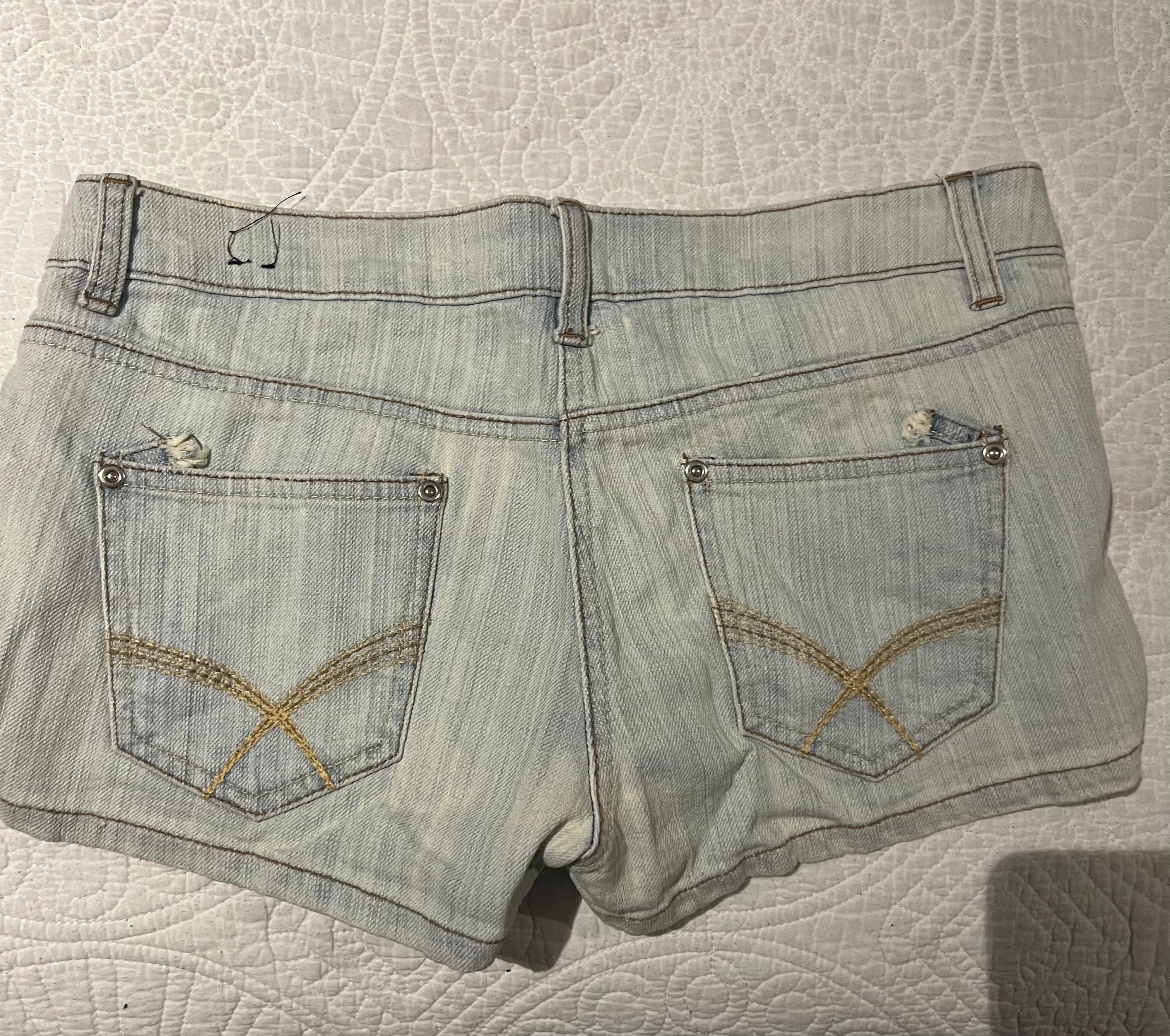 Denim shorts