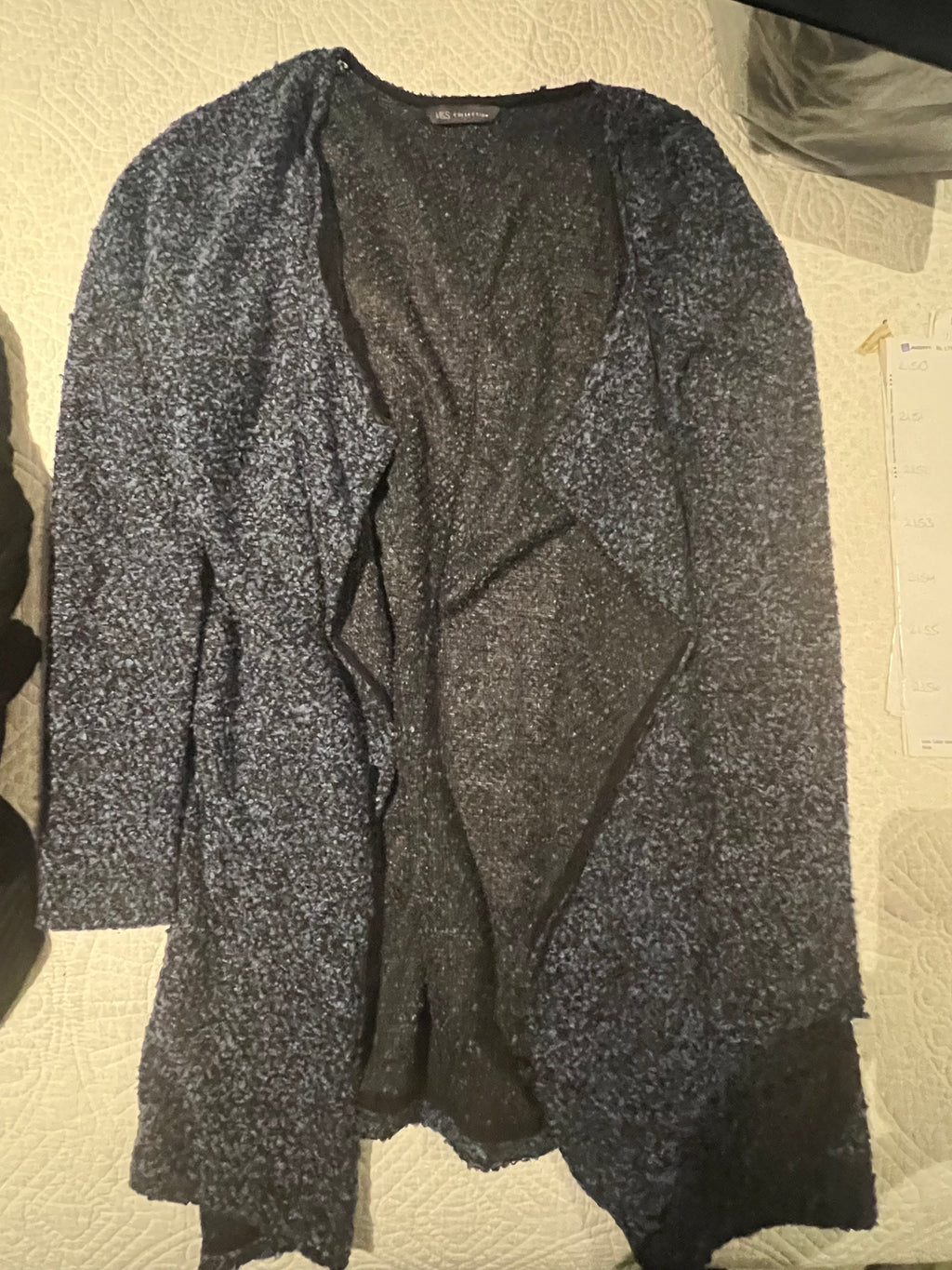 Dark blue cardigan
