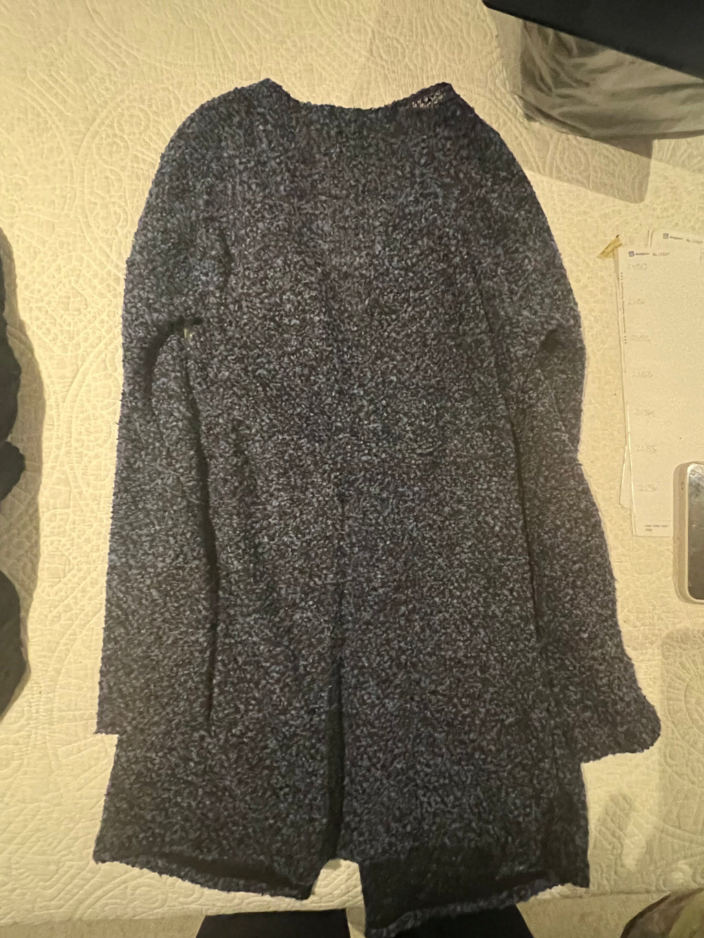 Dark blue cardigan