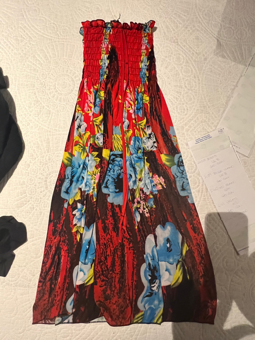 Graphic midi dress