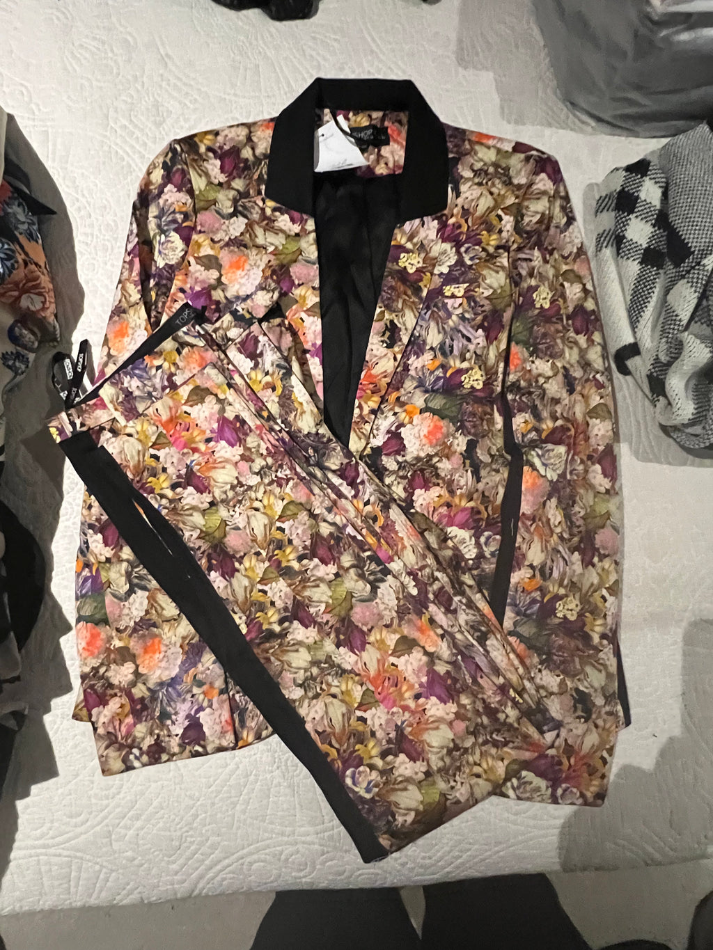 Flower print co ord / Jacket and trousers