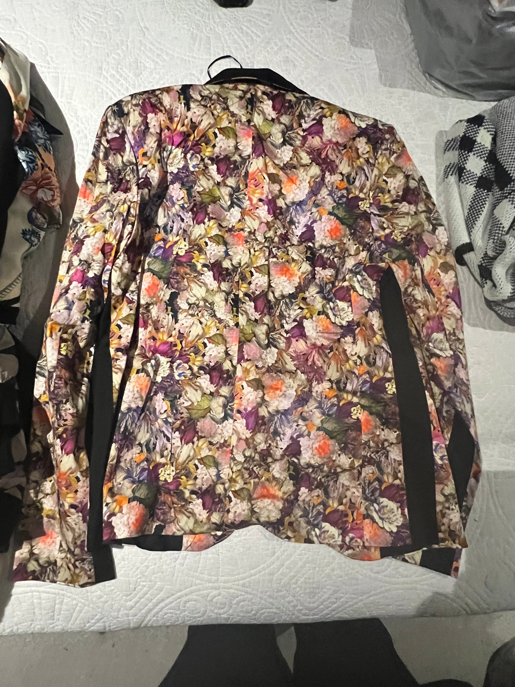 Flower print co ord / Jacket and trousers