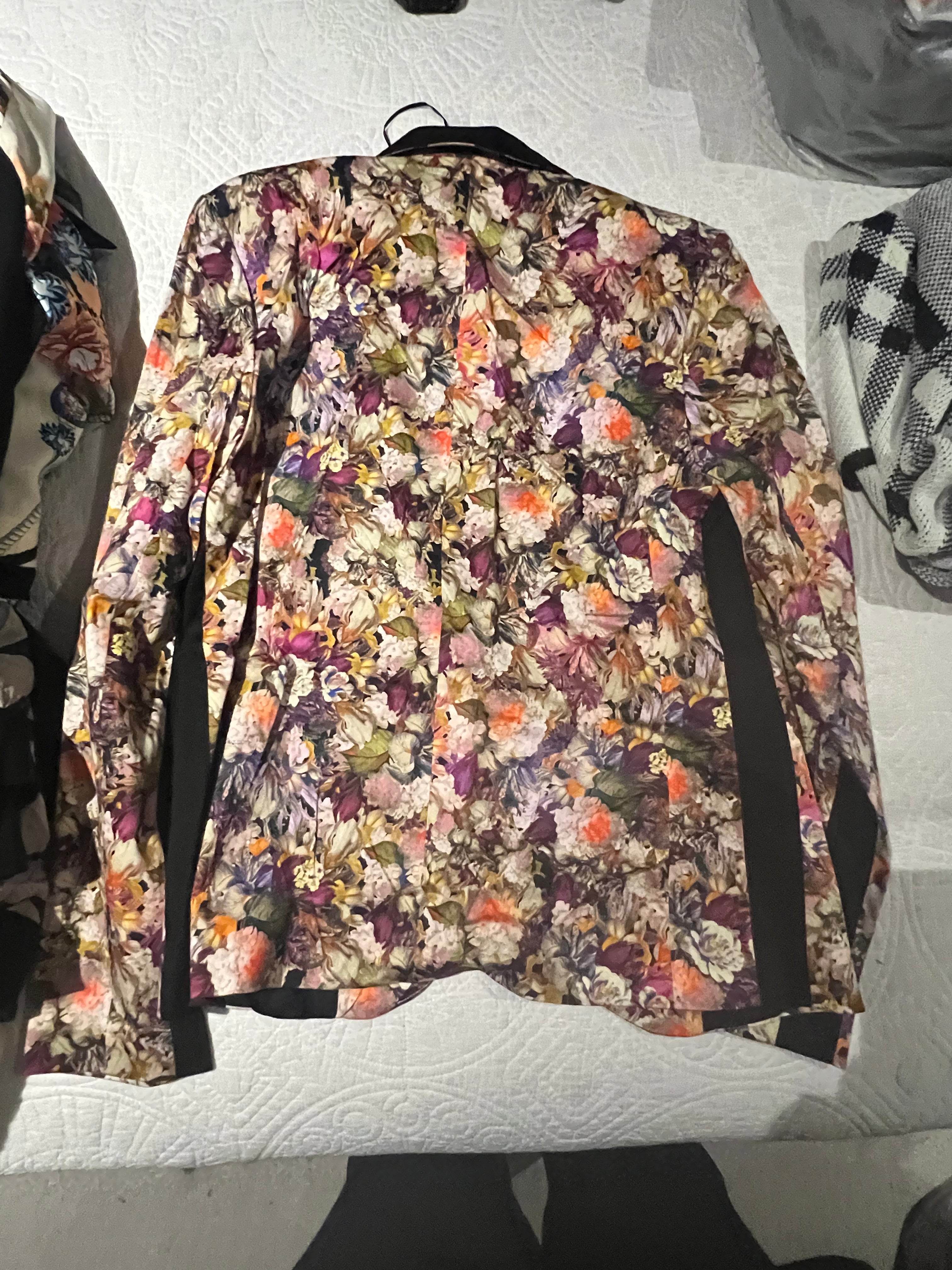 Flower print co ord / Jacket and trousers