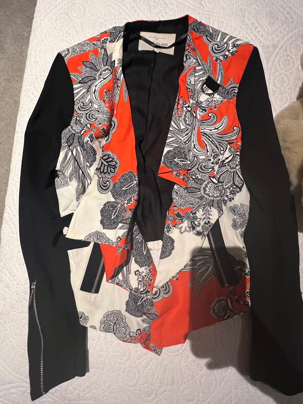 Graphic blazer