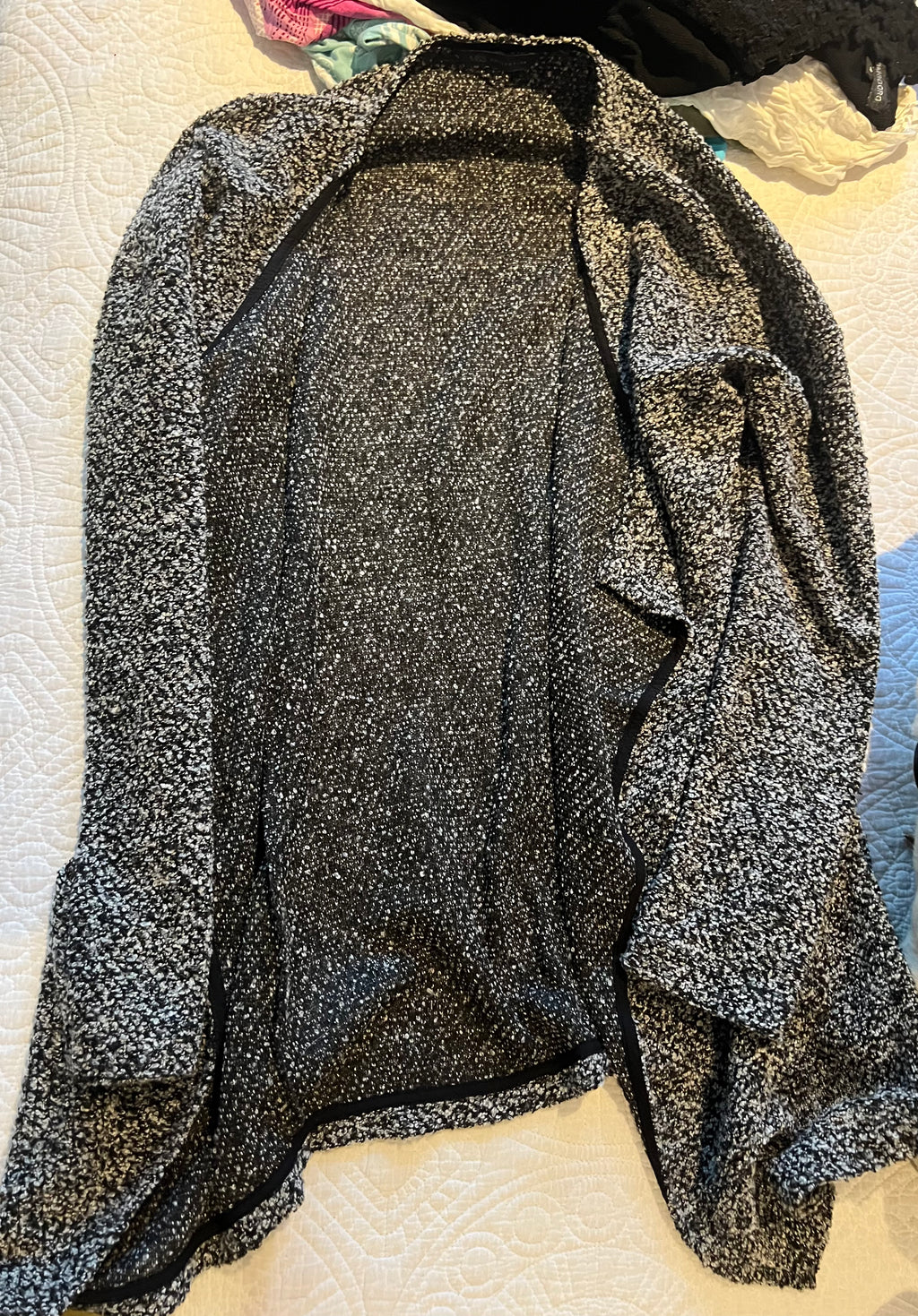 Grey cardigan