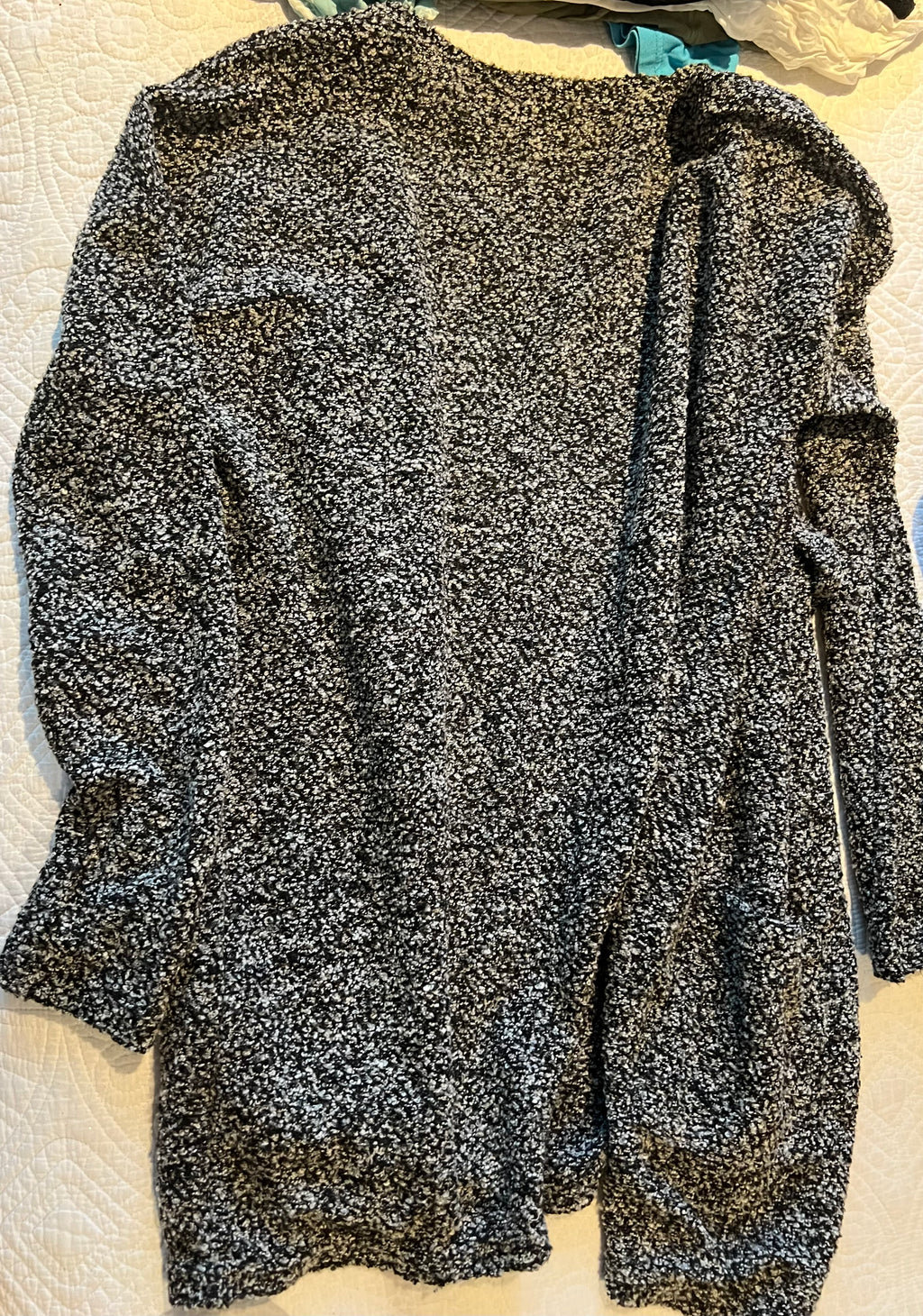 Grey cardigan