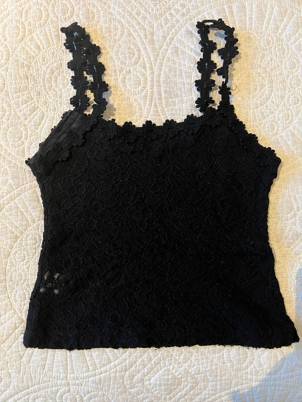 Black vest top