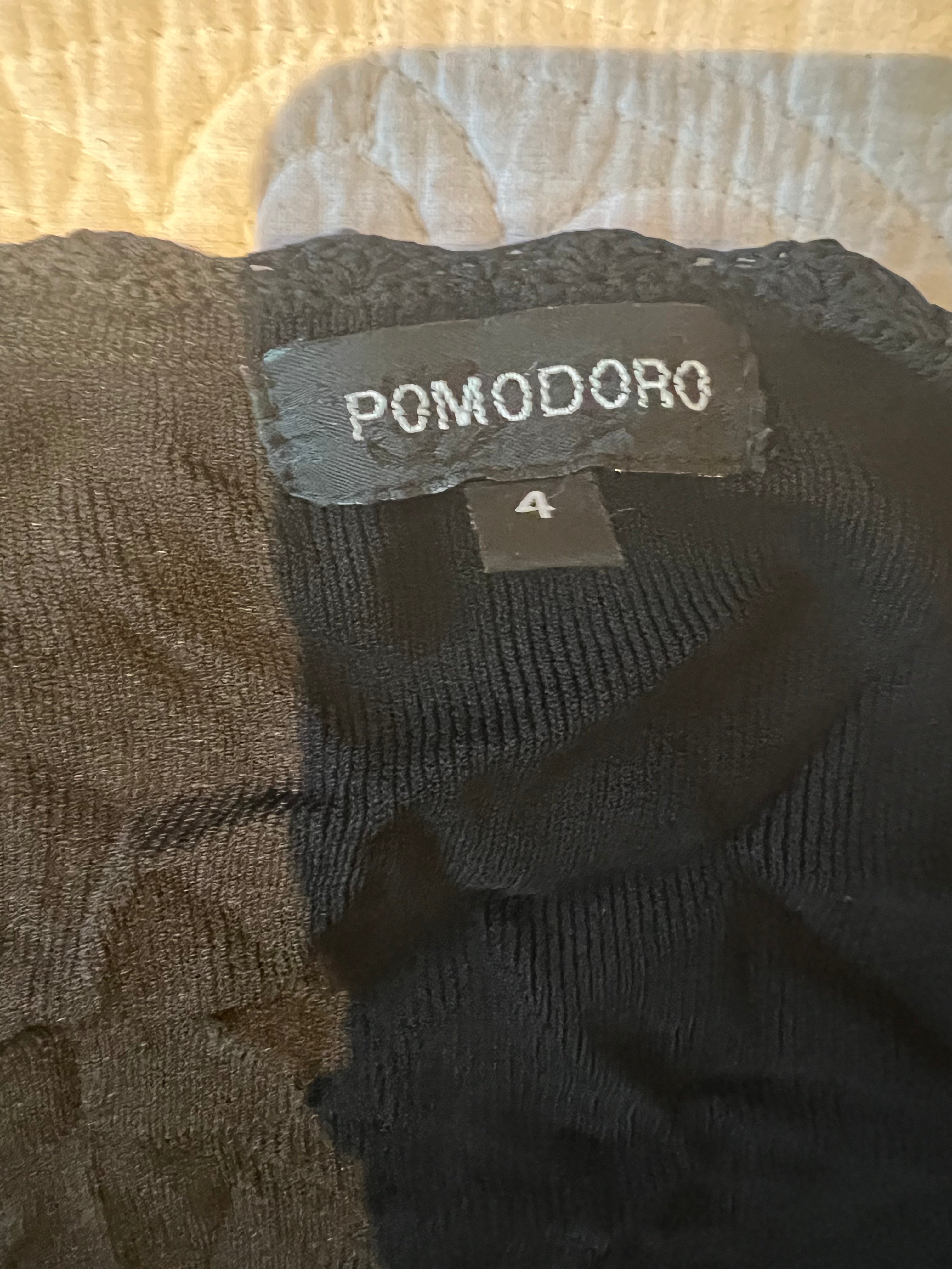 Black button up top