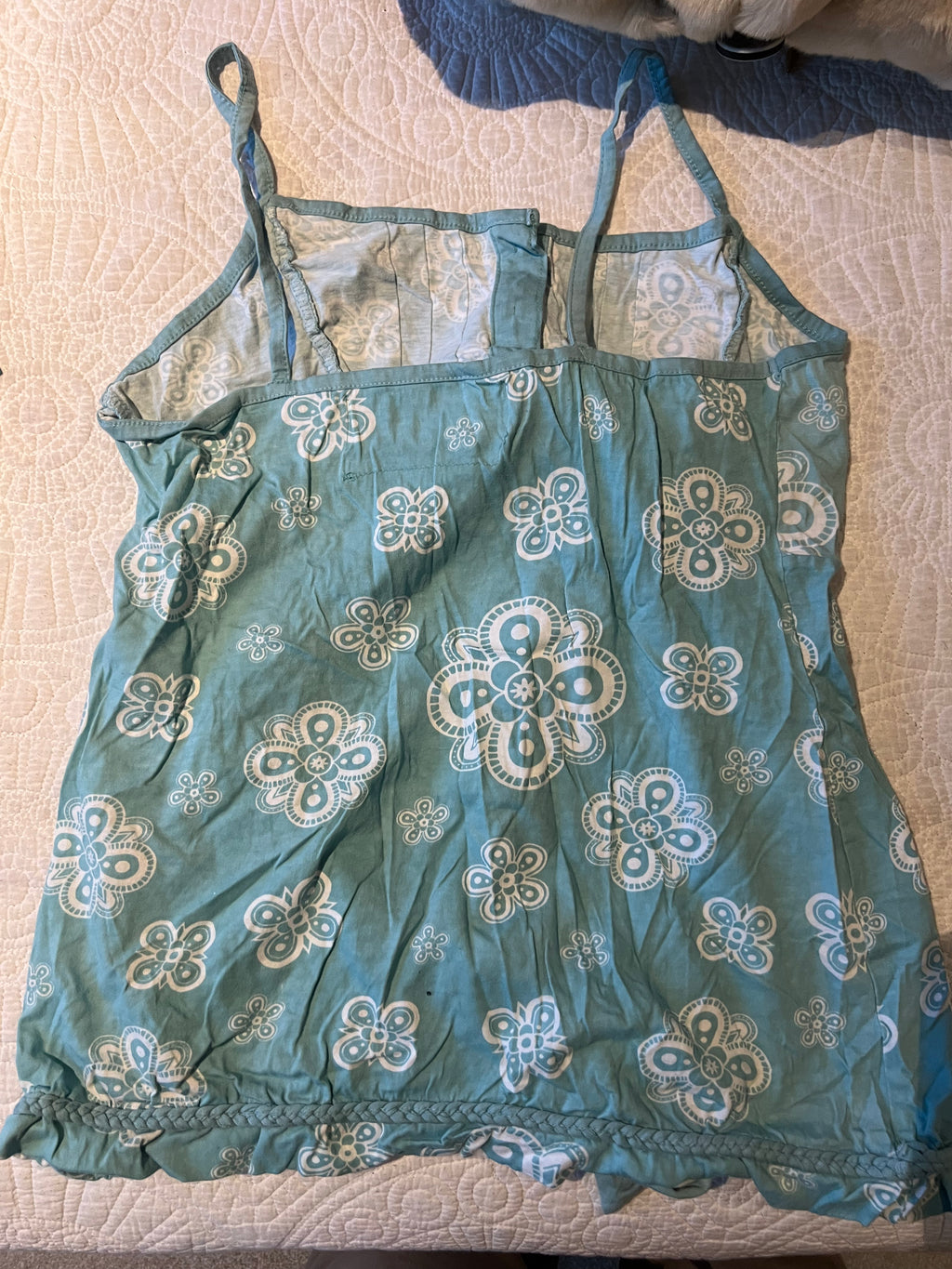 Blue vest top