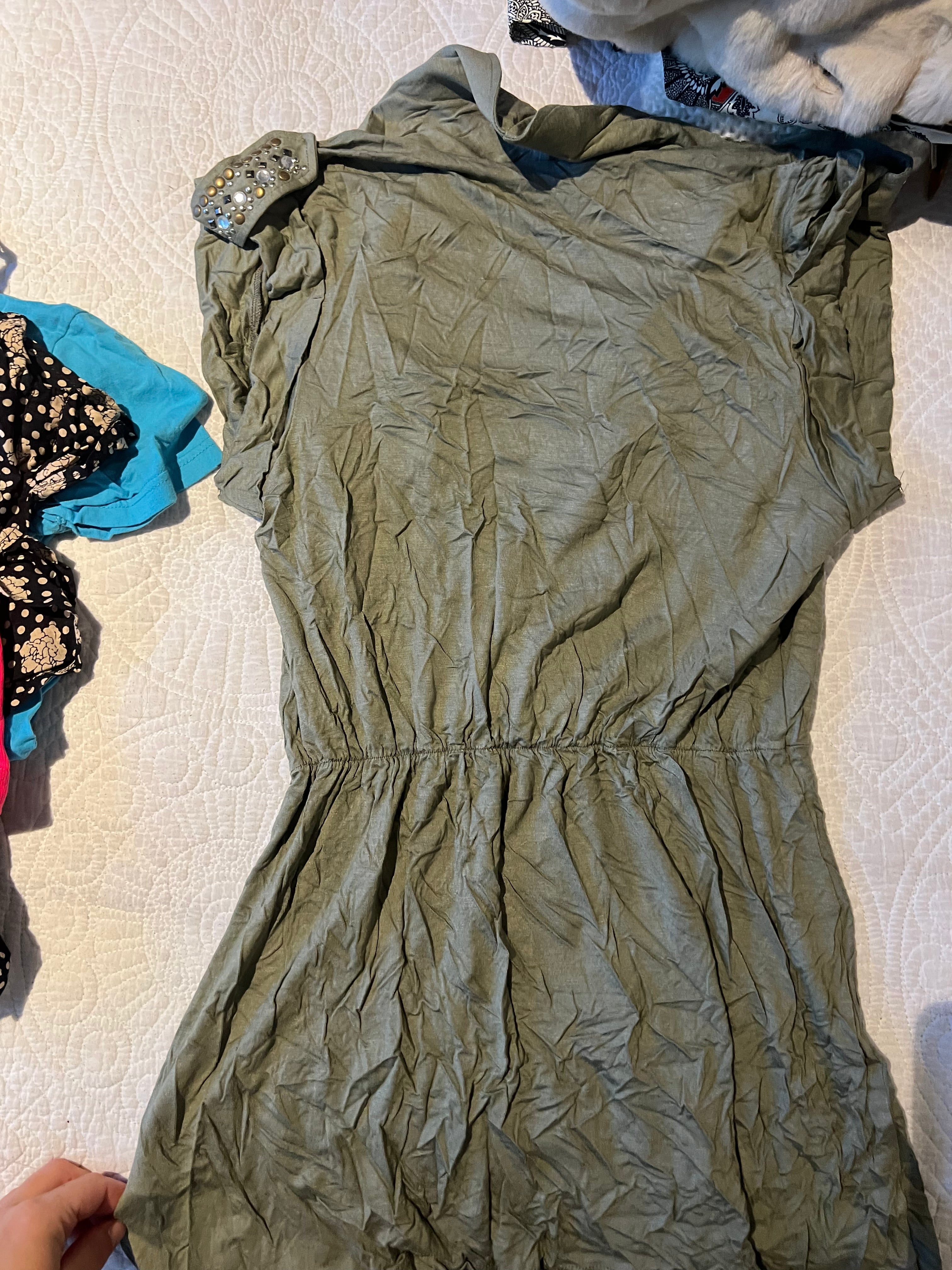 Khaki Jane Norman top