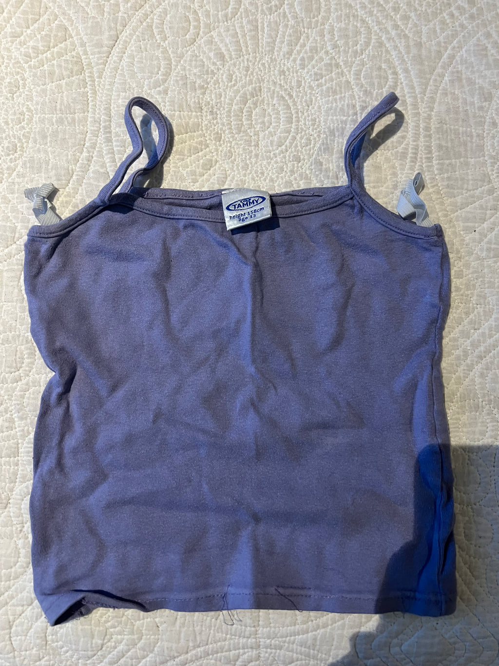 Purple crop top