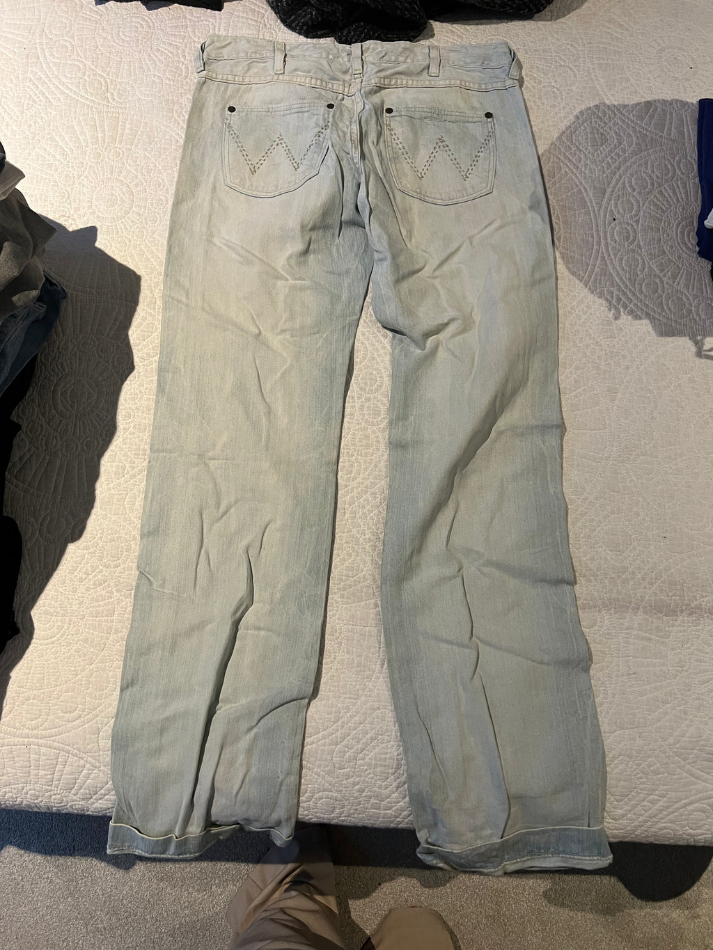 Light blue jeans