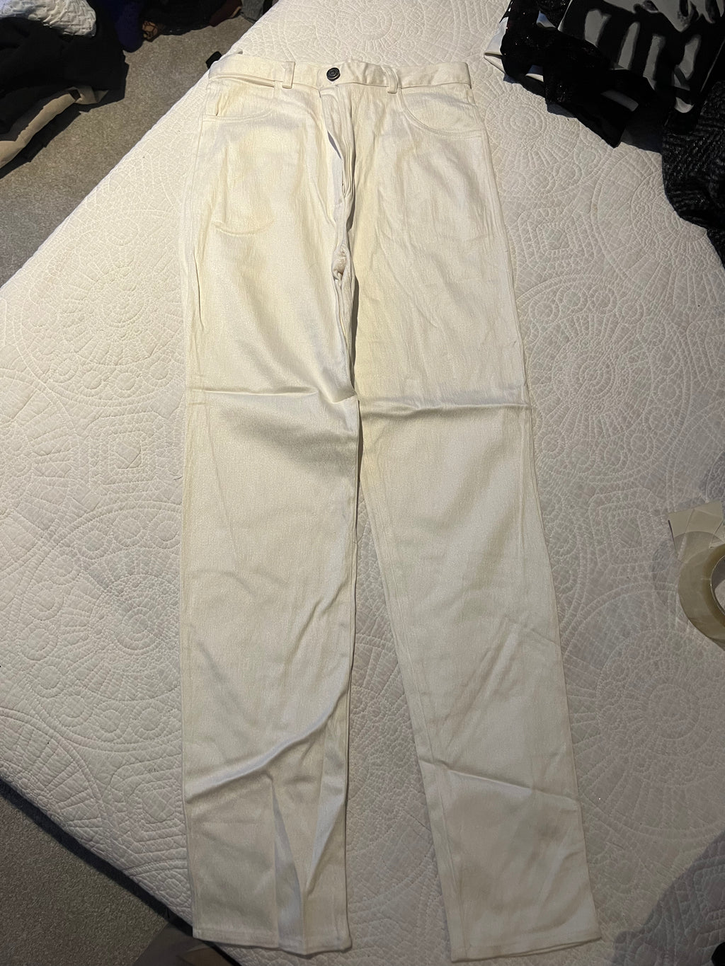 White jeans