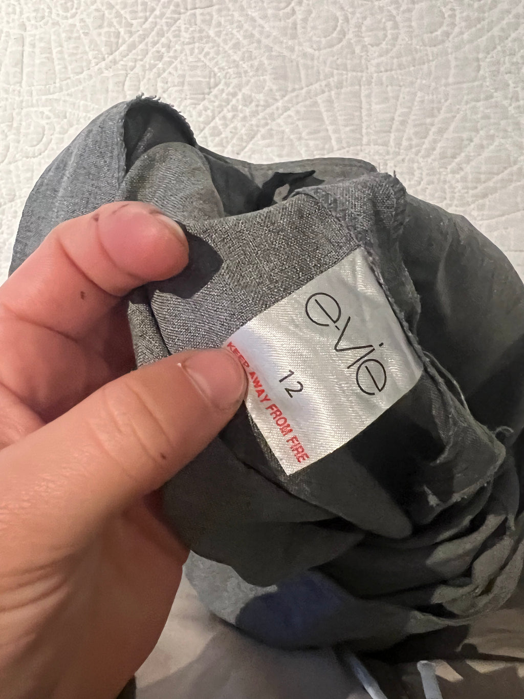 Grey trousers