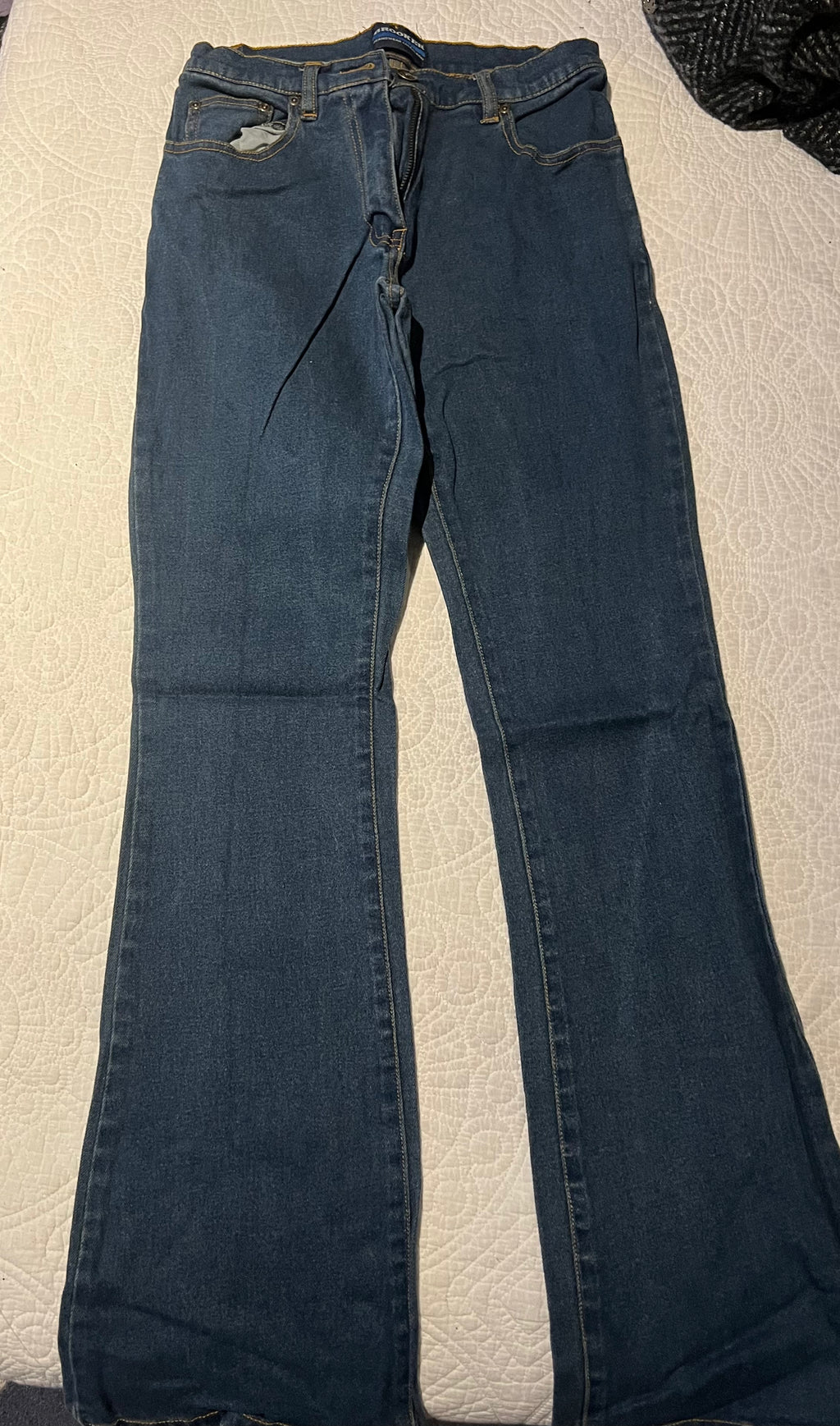 Dark blue jeans