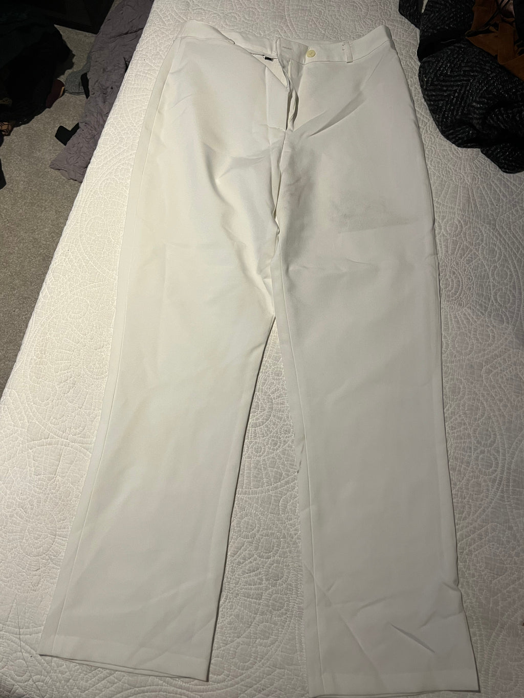 White trousers