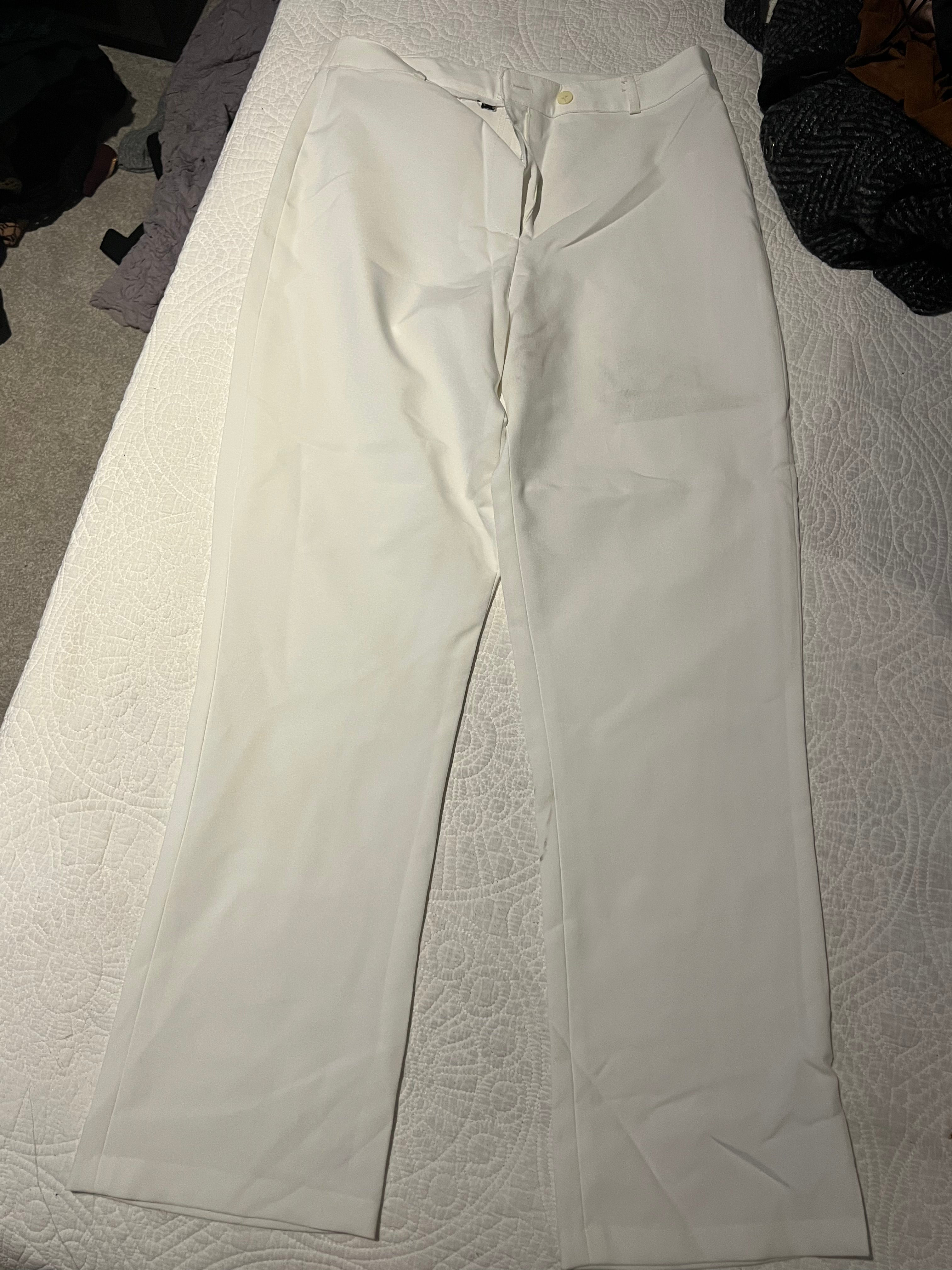 White trousers