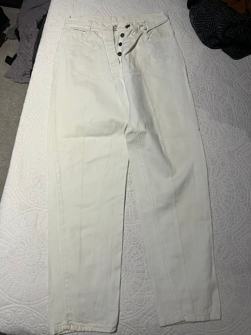 White jeans