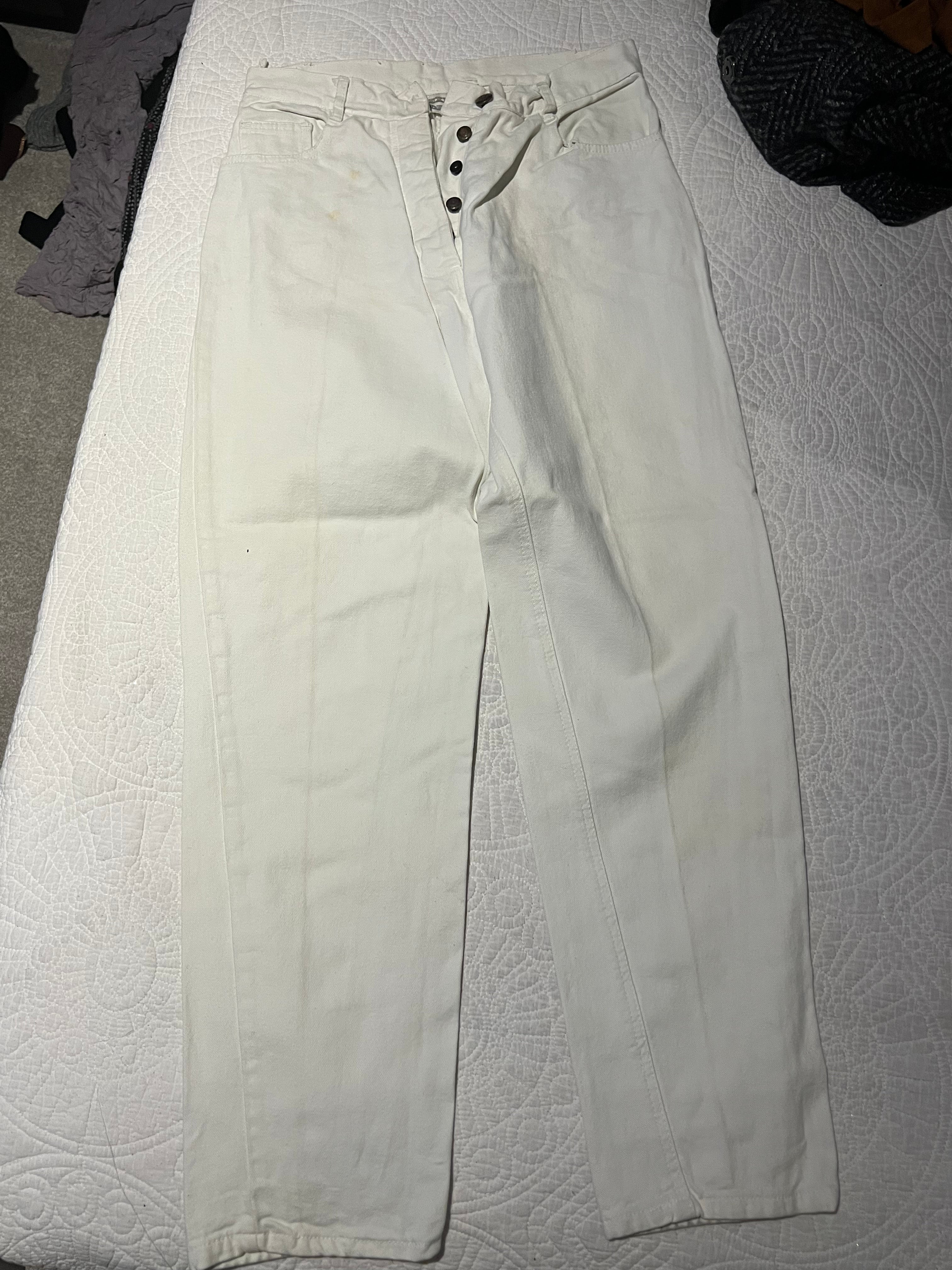 White jeans