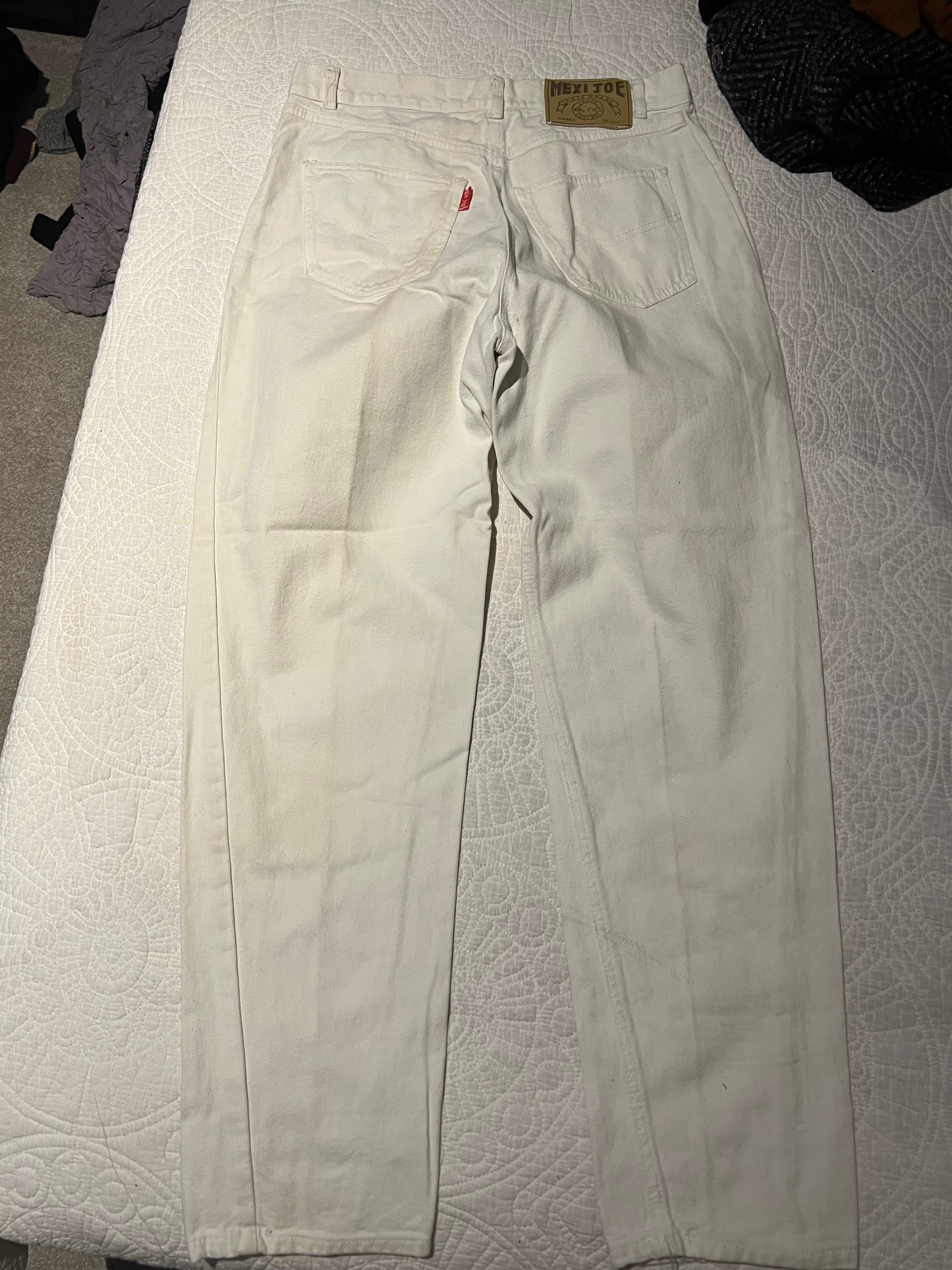 White jeans