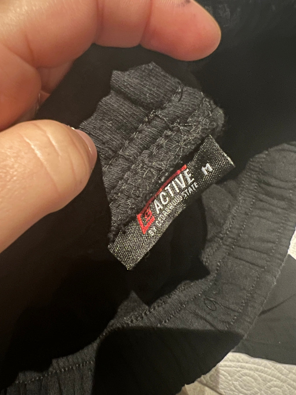 Black joggers