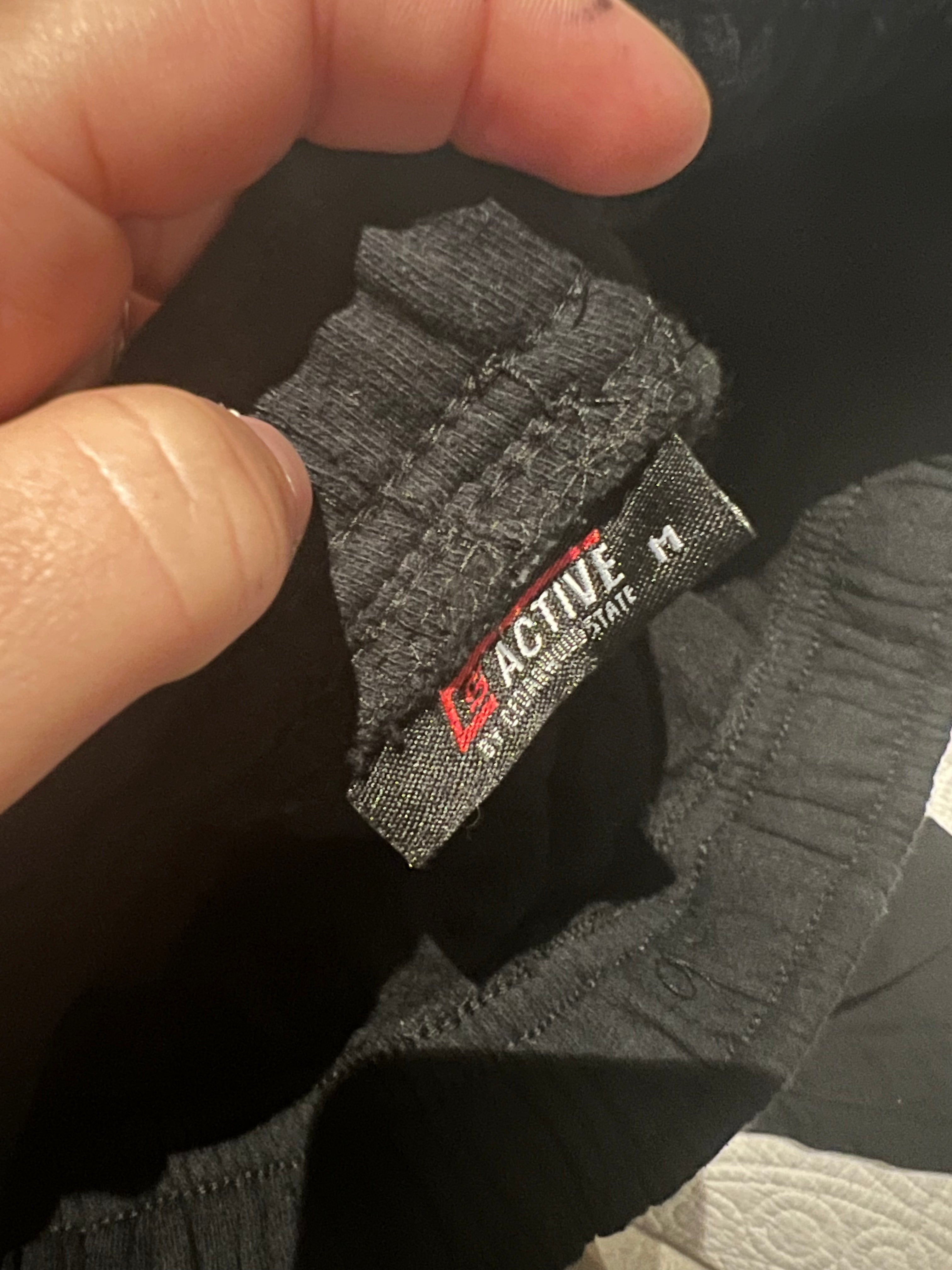 Black joggers