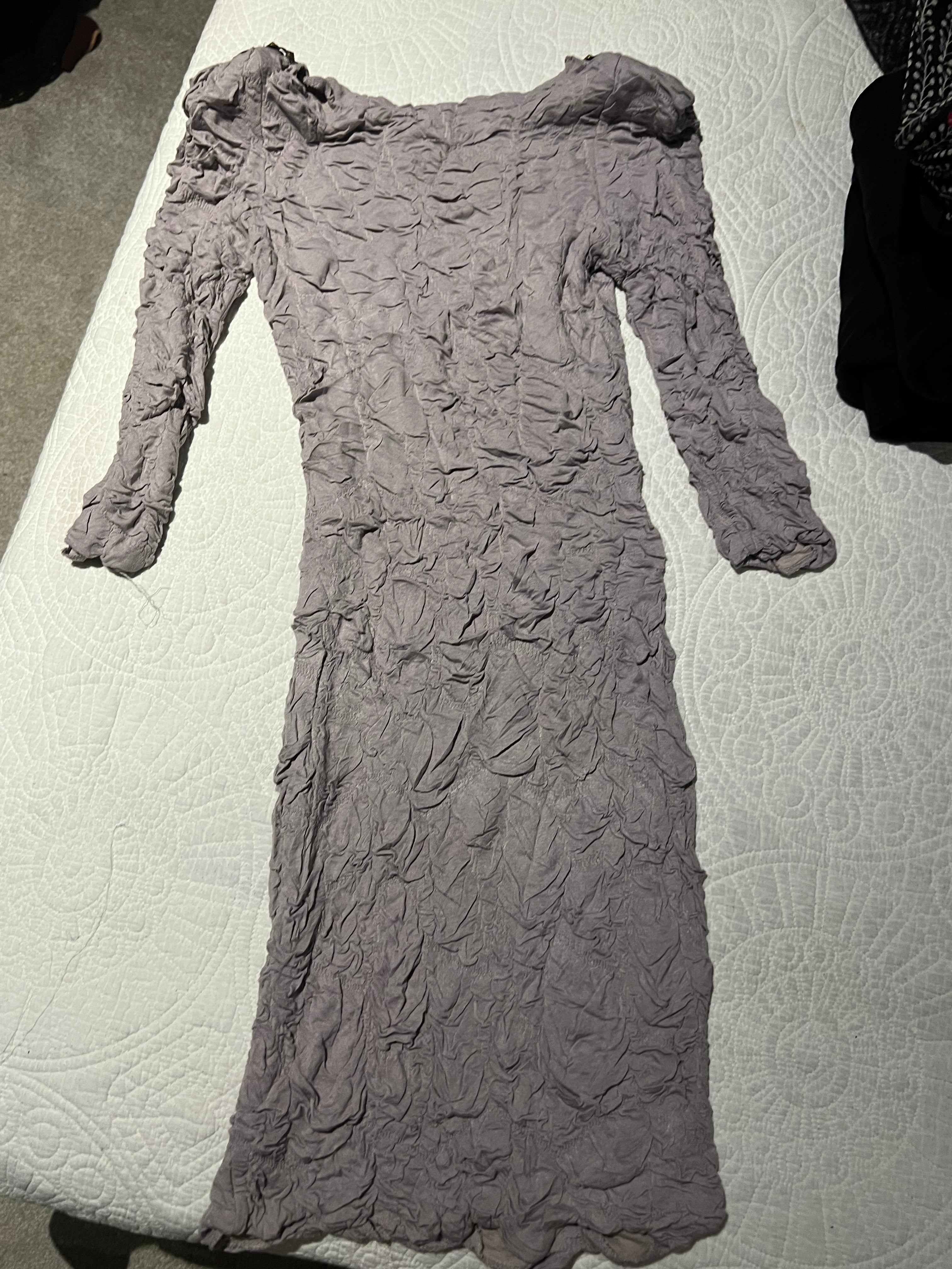Purple maxi dress