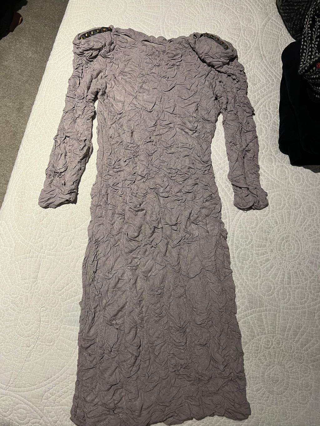 Purple maxi dress