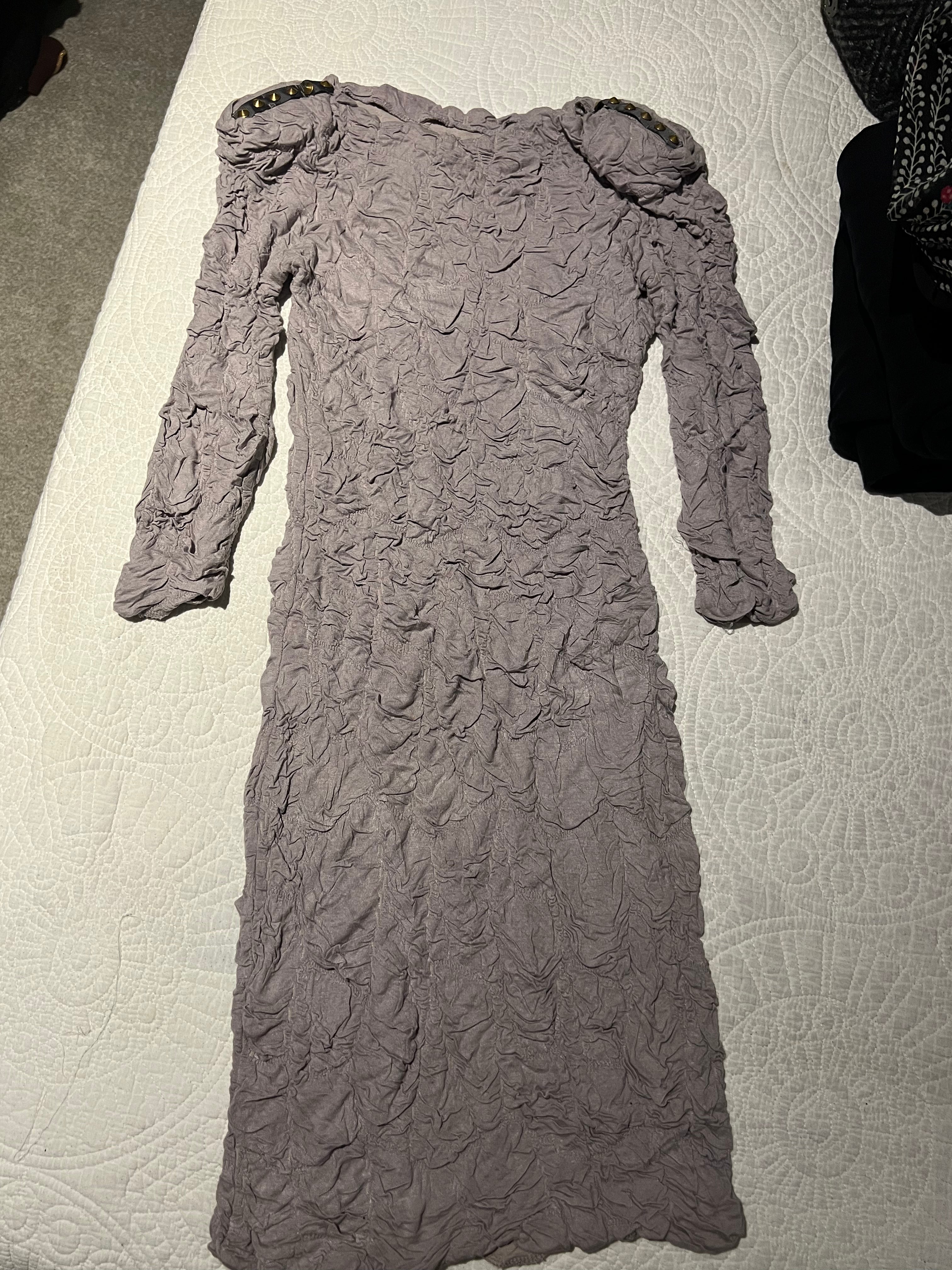 Purple maxi dress