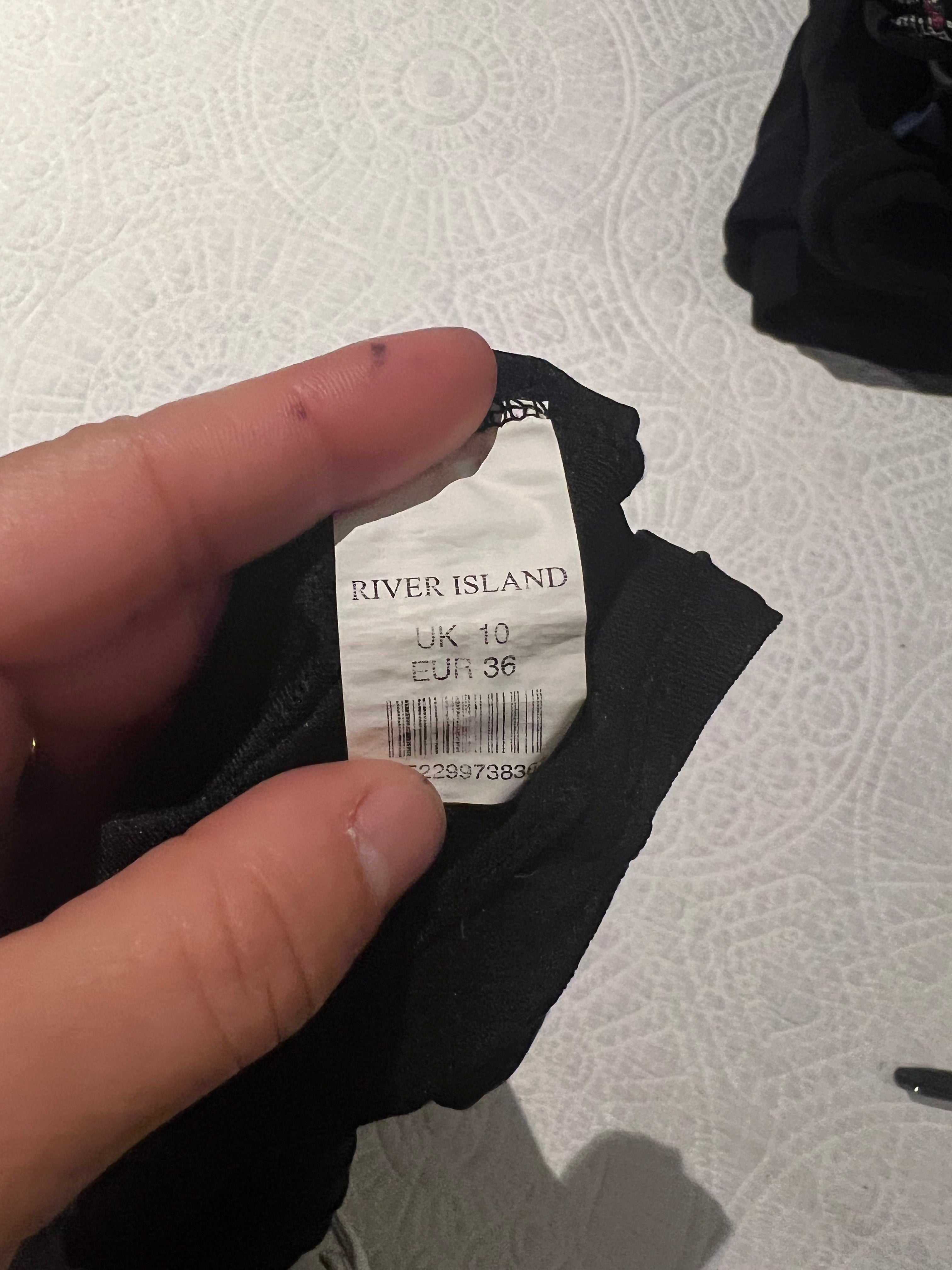 Black midi dress