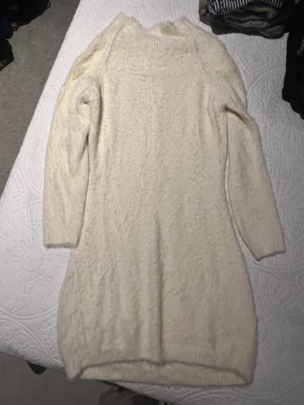 Cream jumper dress