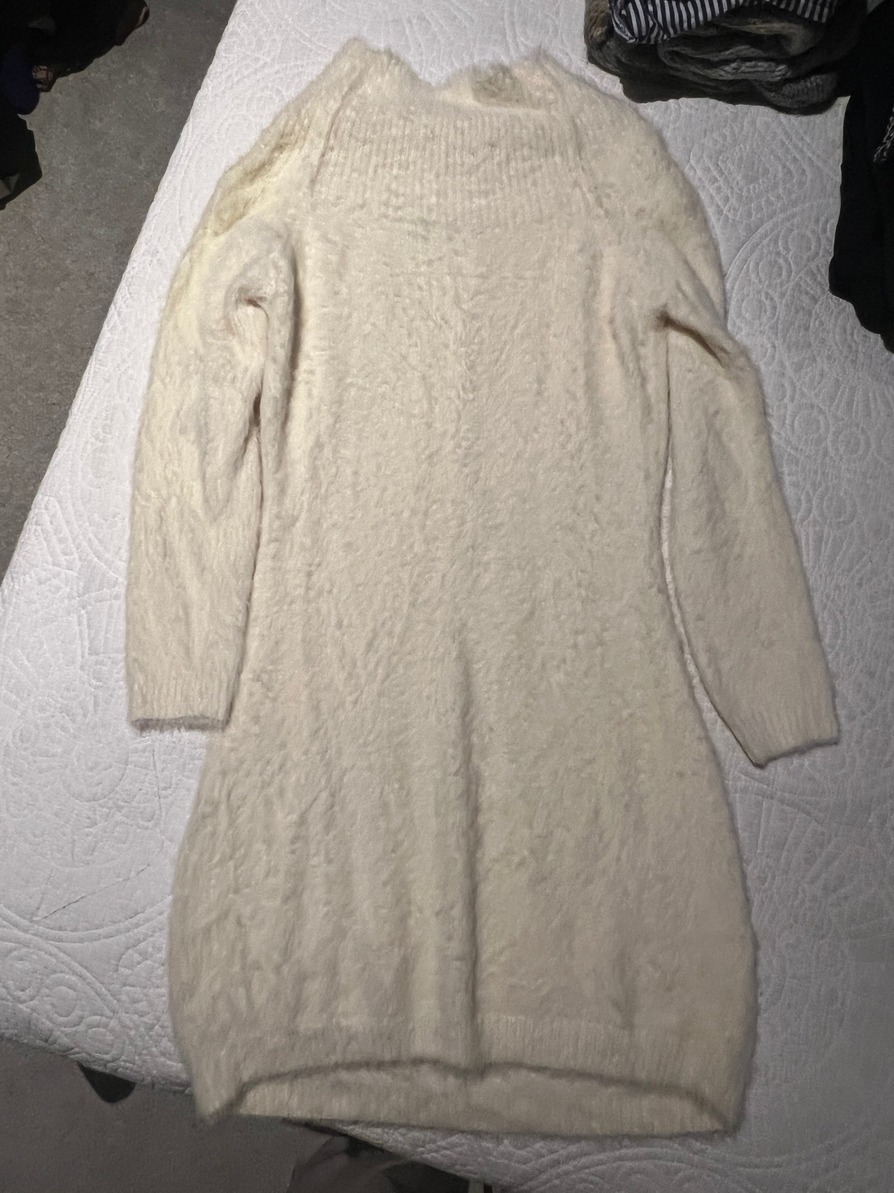 Cream jumper dress