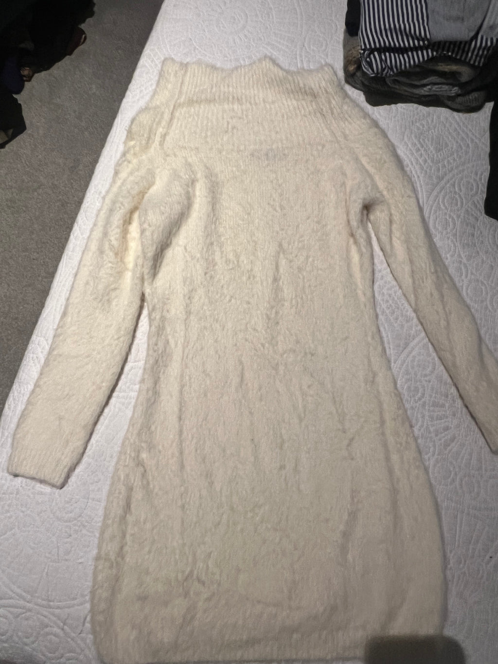 Cream jumper dress