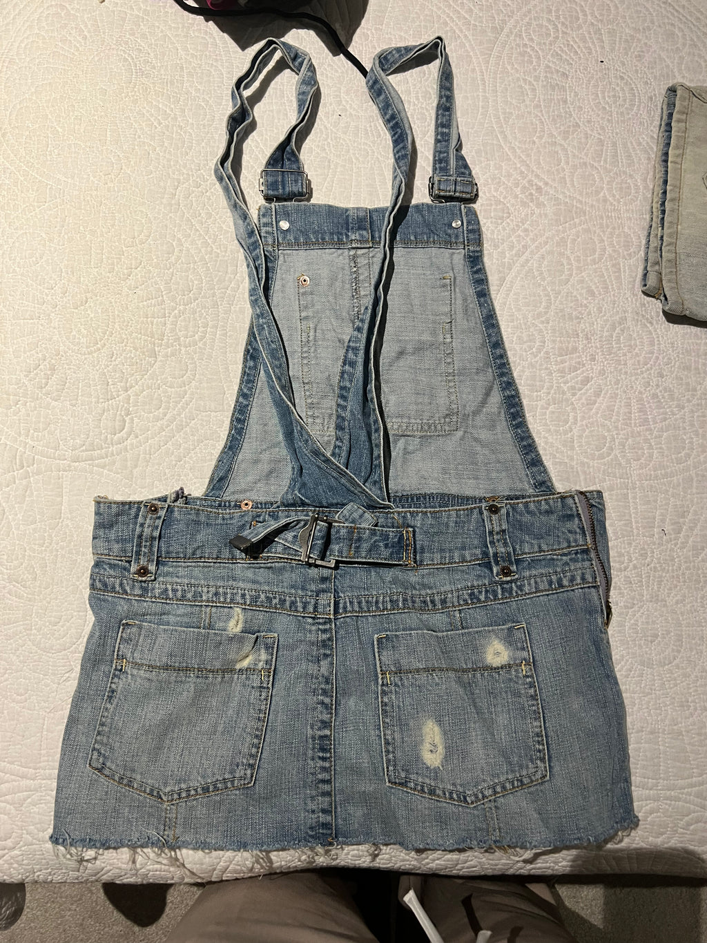 Denim dungarees