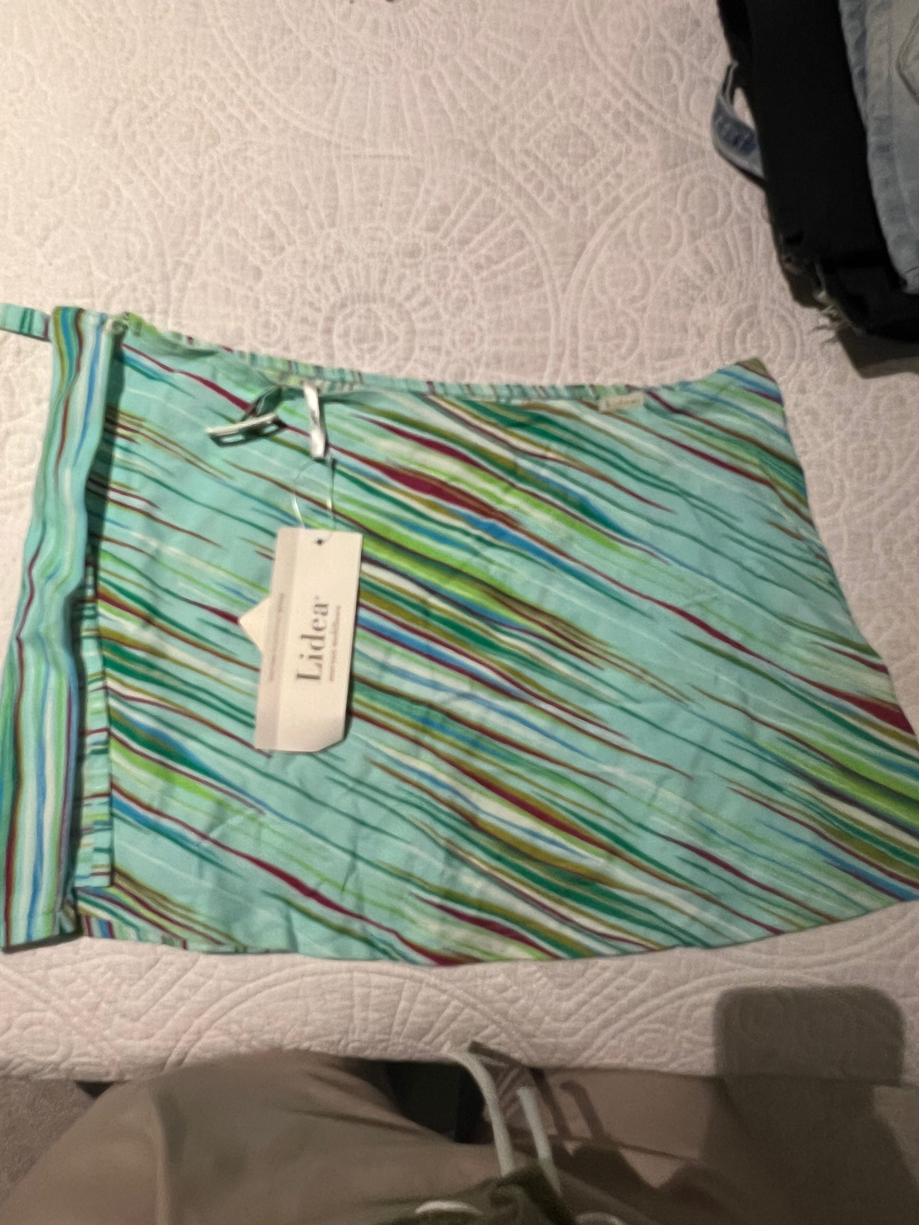 Multi coloured mini skirt
