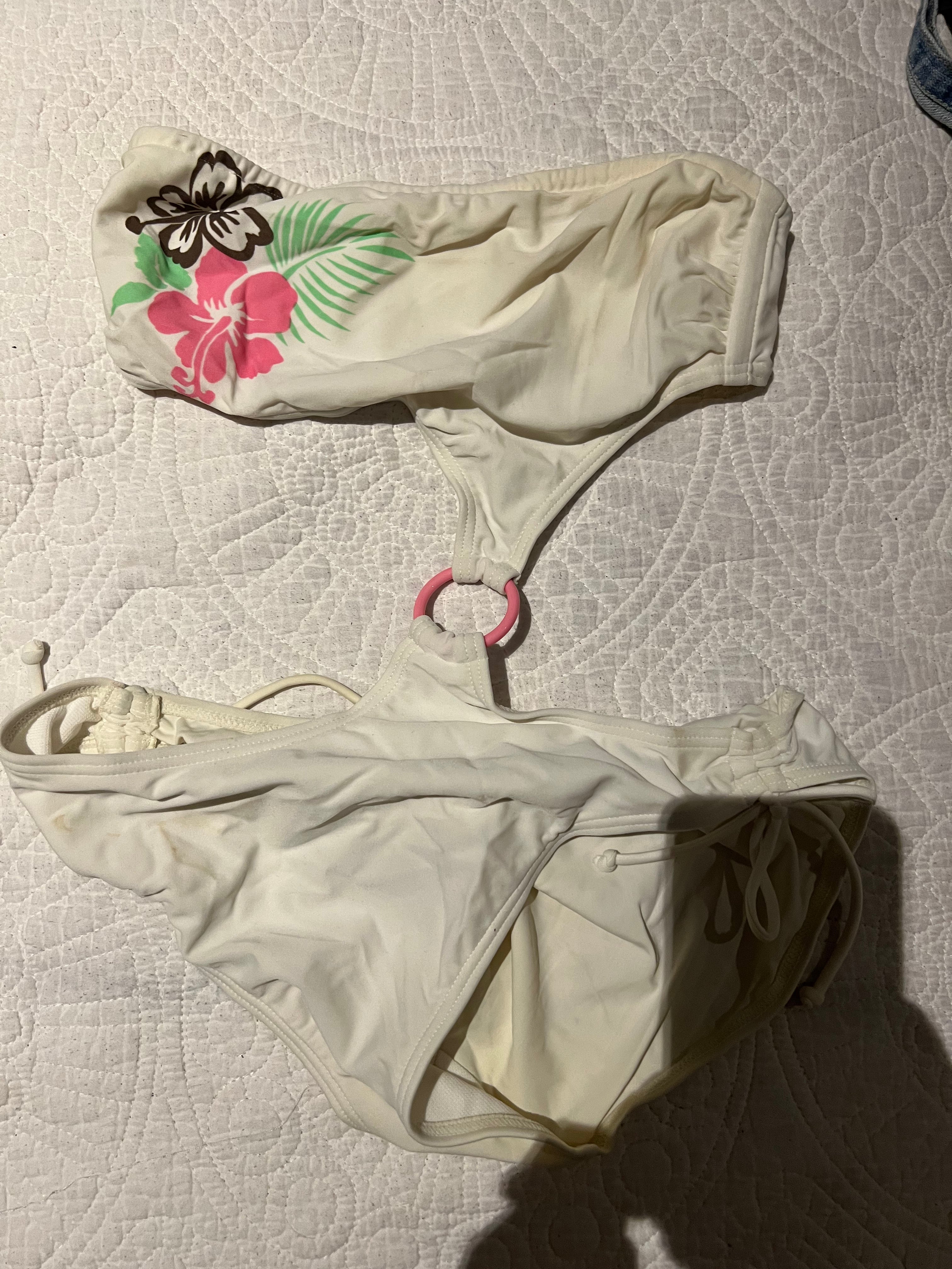 White swim suit