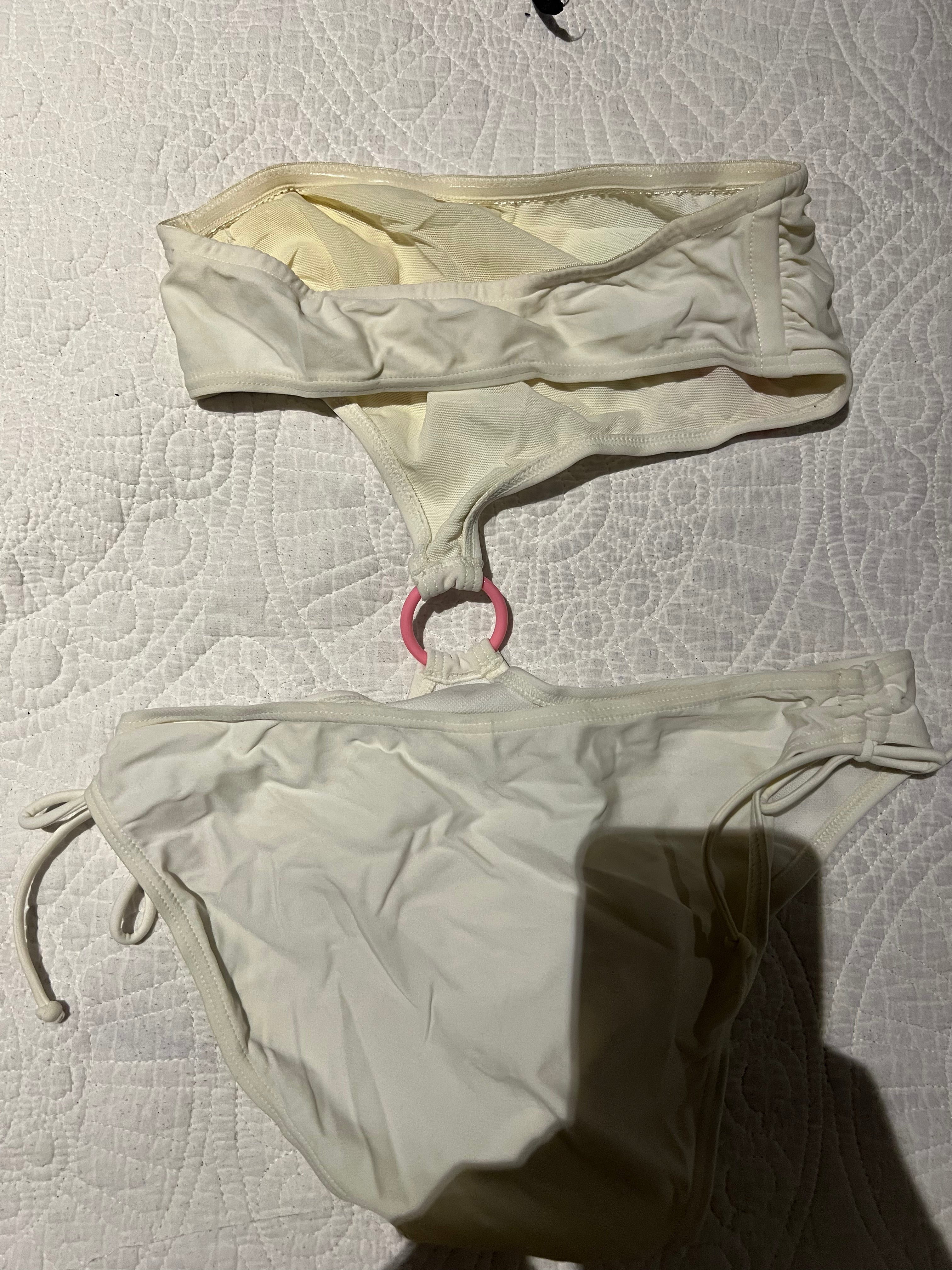 White swim suit