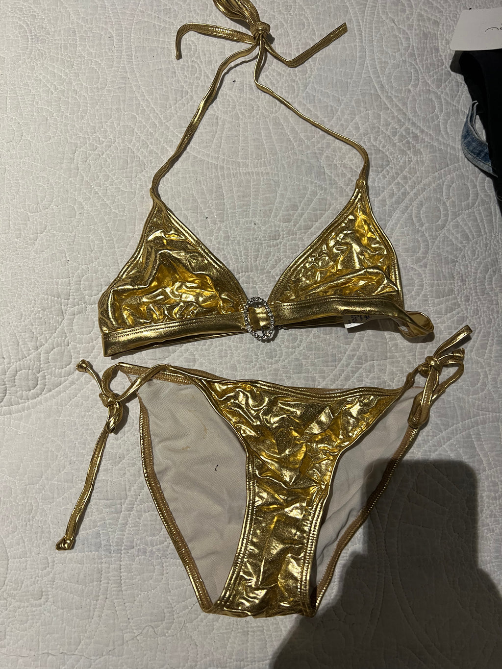 Gold bikini
