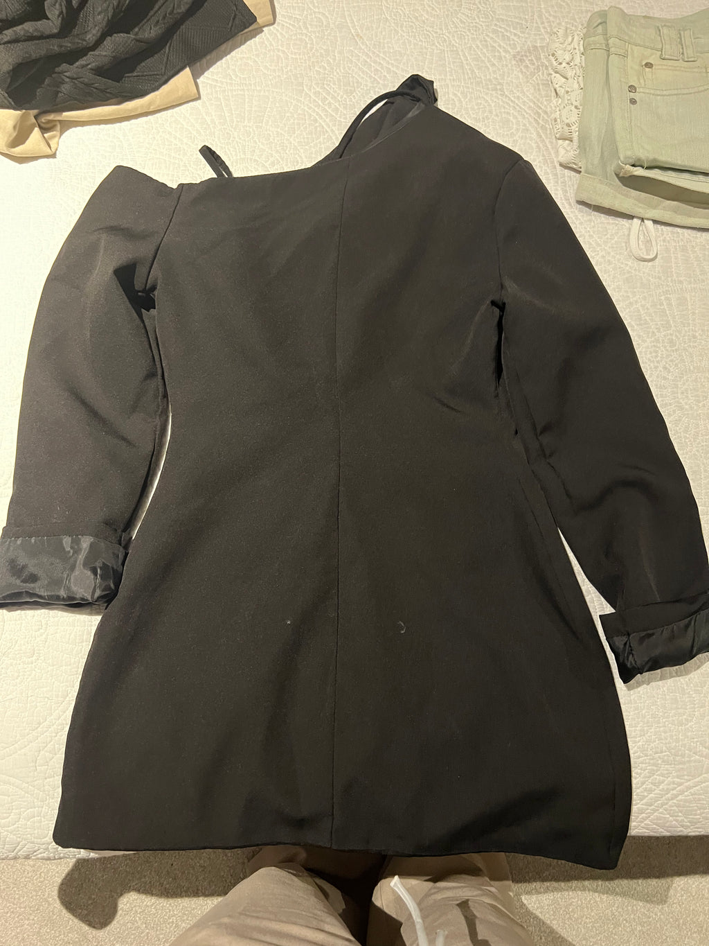Black cut out blazer